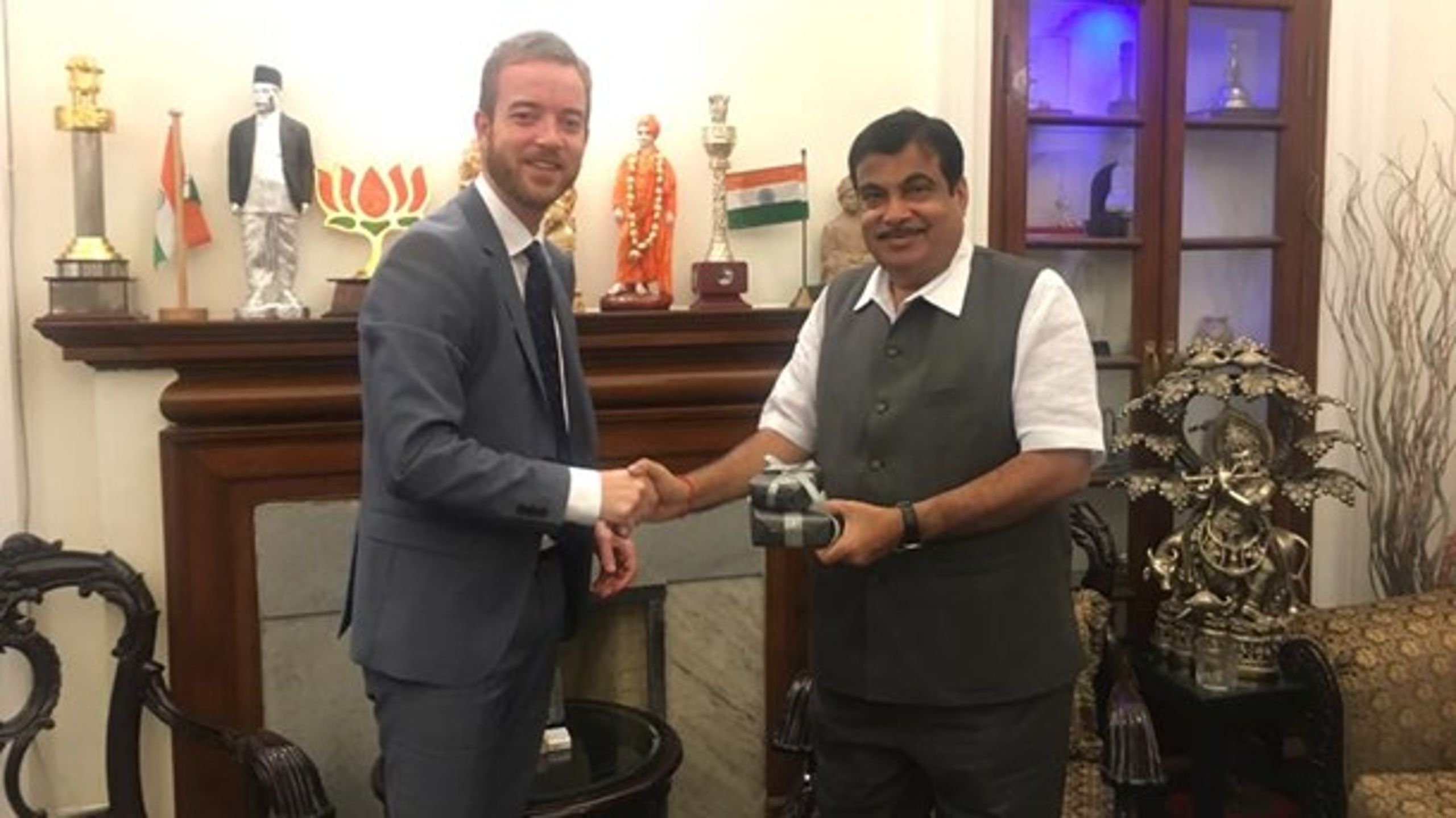 Miljø- og fødevareministeren deltog i den forgangne uge i et erhvervsfremstød i Indien.&nbsp;