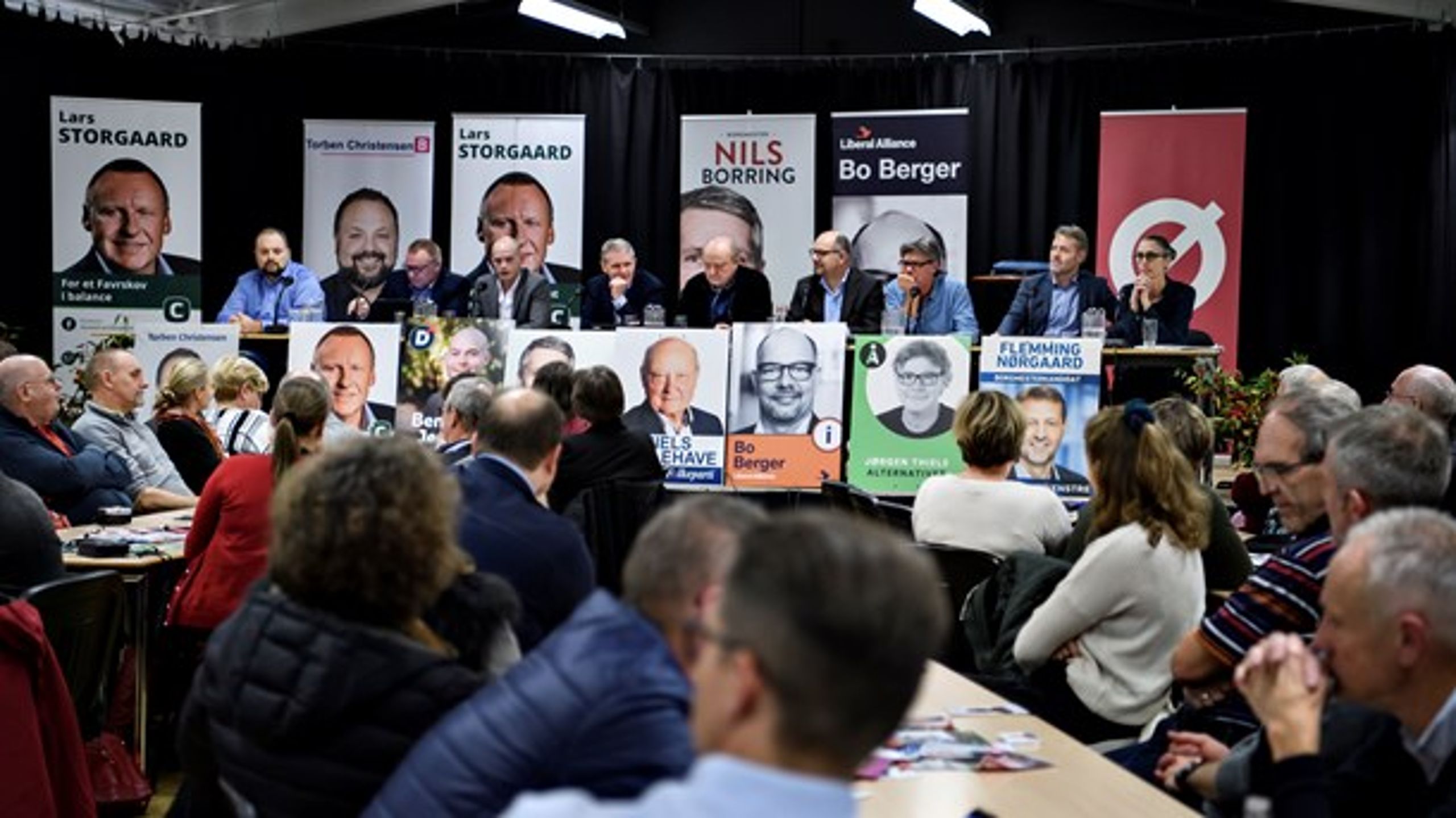 Kulturhuset i Favrskov faciliterede i sidste uge en valgdebat op til kommunalvalget. Også her mener LA, at kommunen bruger for mange penge på kulturhuse.