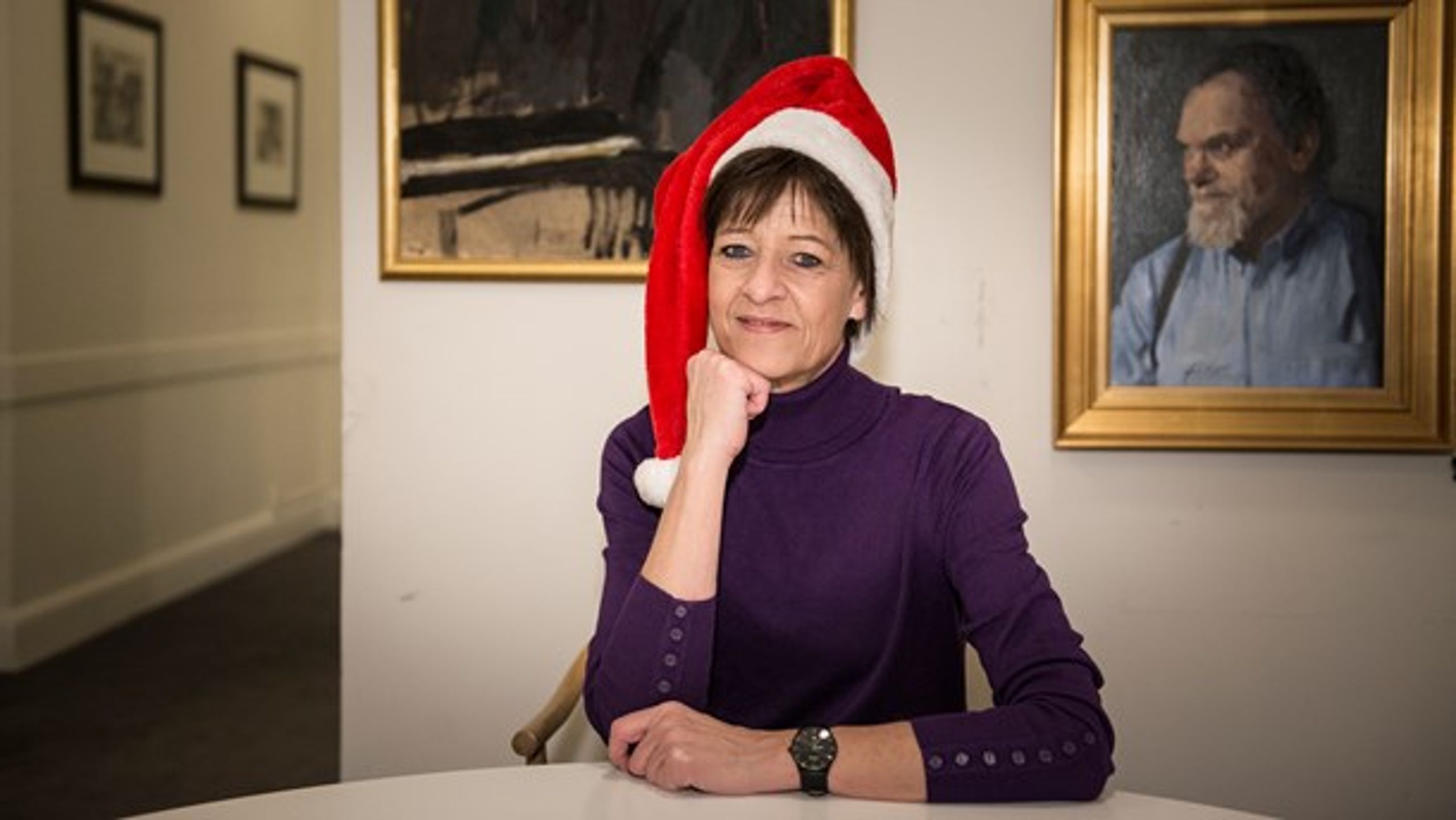 SF's Kirsten Normann Andersen er ikke altid lige god til at få pyntet op til jul, og det&nbsp;er ofte noget, der sker i sidste øjeblik. Men når kalenderen viser den 24. december, er det vigtigt, at&nbsp;der er&nbsp;hyggeligt.