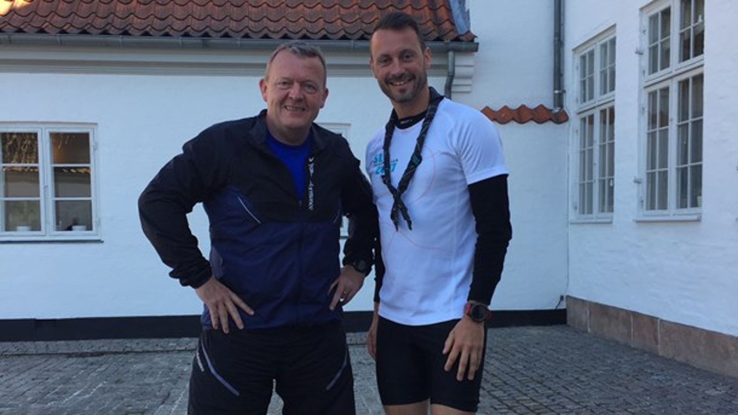 “Ja, jeg var lidt nervøs," bemærker Richard Engelholm om sit første møde med Lars Løkke Rasmussen på en morgenløbetur til Spejdernes Lejr 2017, hvor han var lejrchef. 