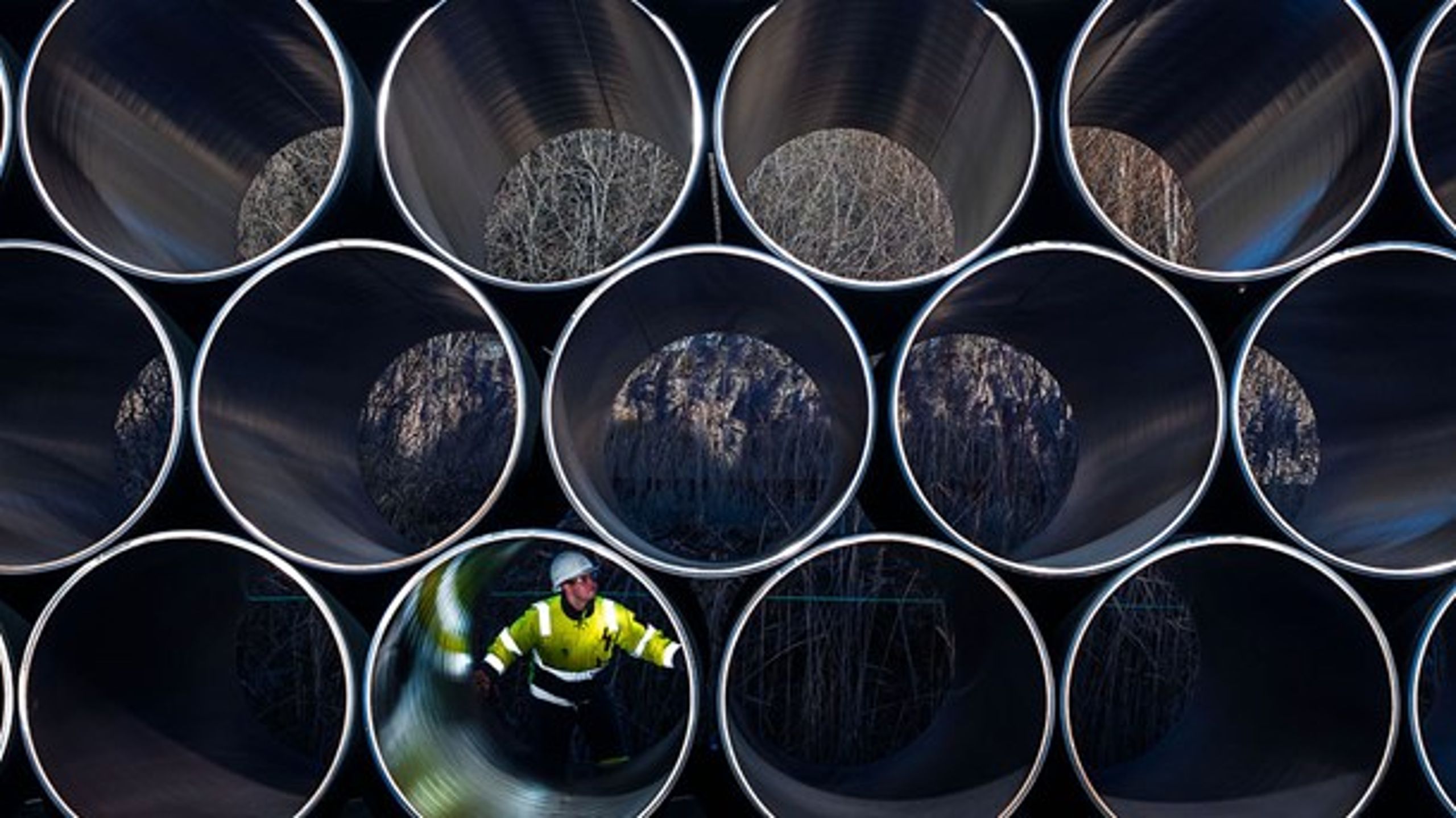 Den russiske&nbsp;gasrørledning gennem Østersøen til Nordtyskland klargøres.