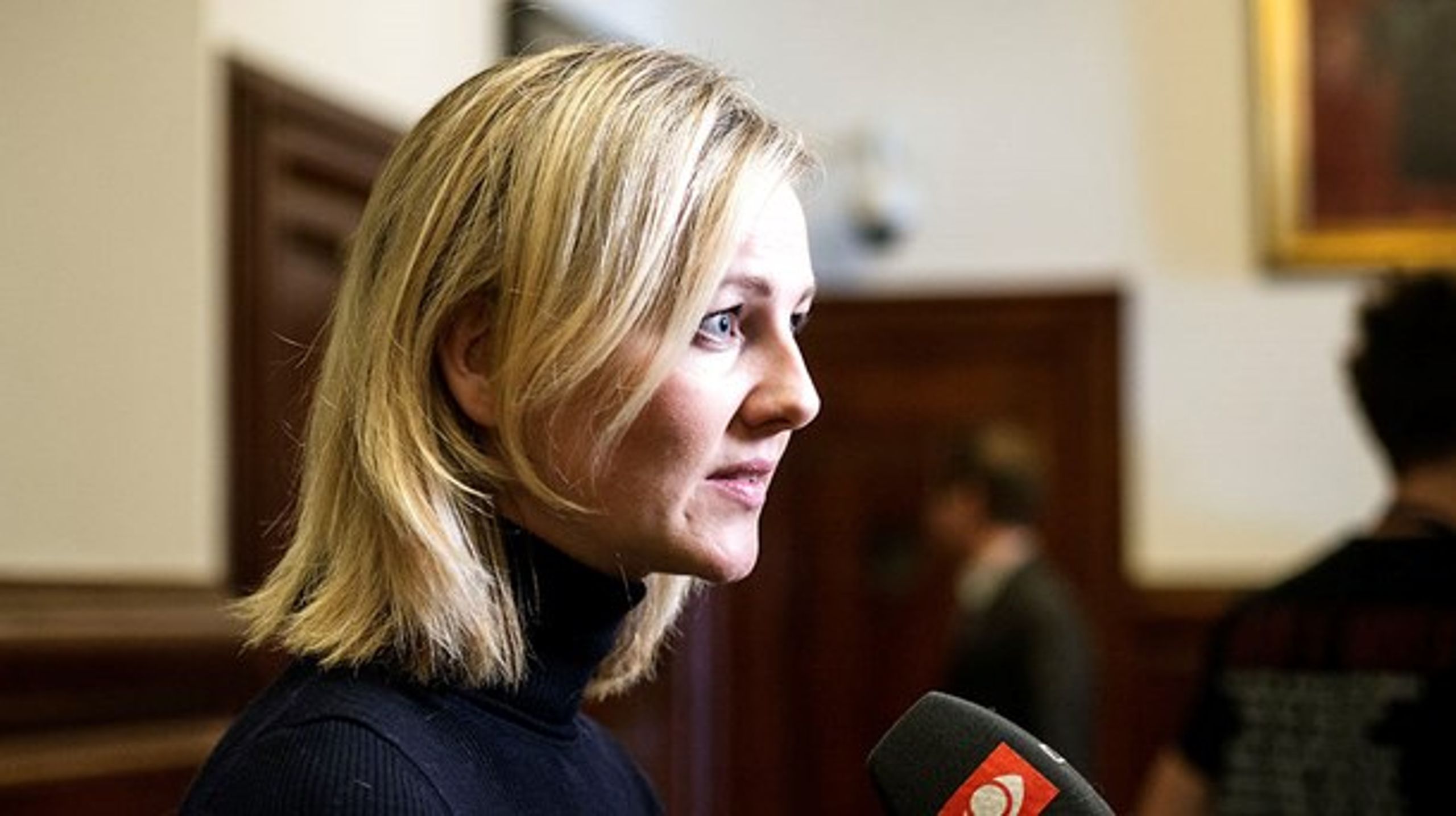 Ida Auken (R) var sammen med Pia Olsen Dyhr (SF) imod at finansiere energispareindsatsen over finansloven.<br>