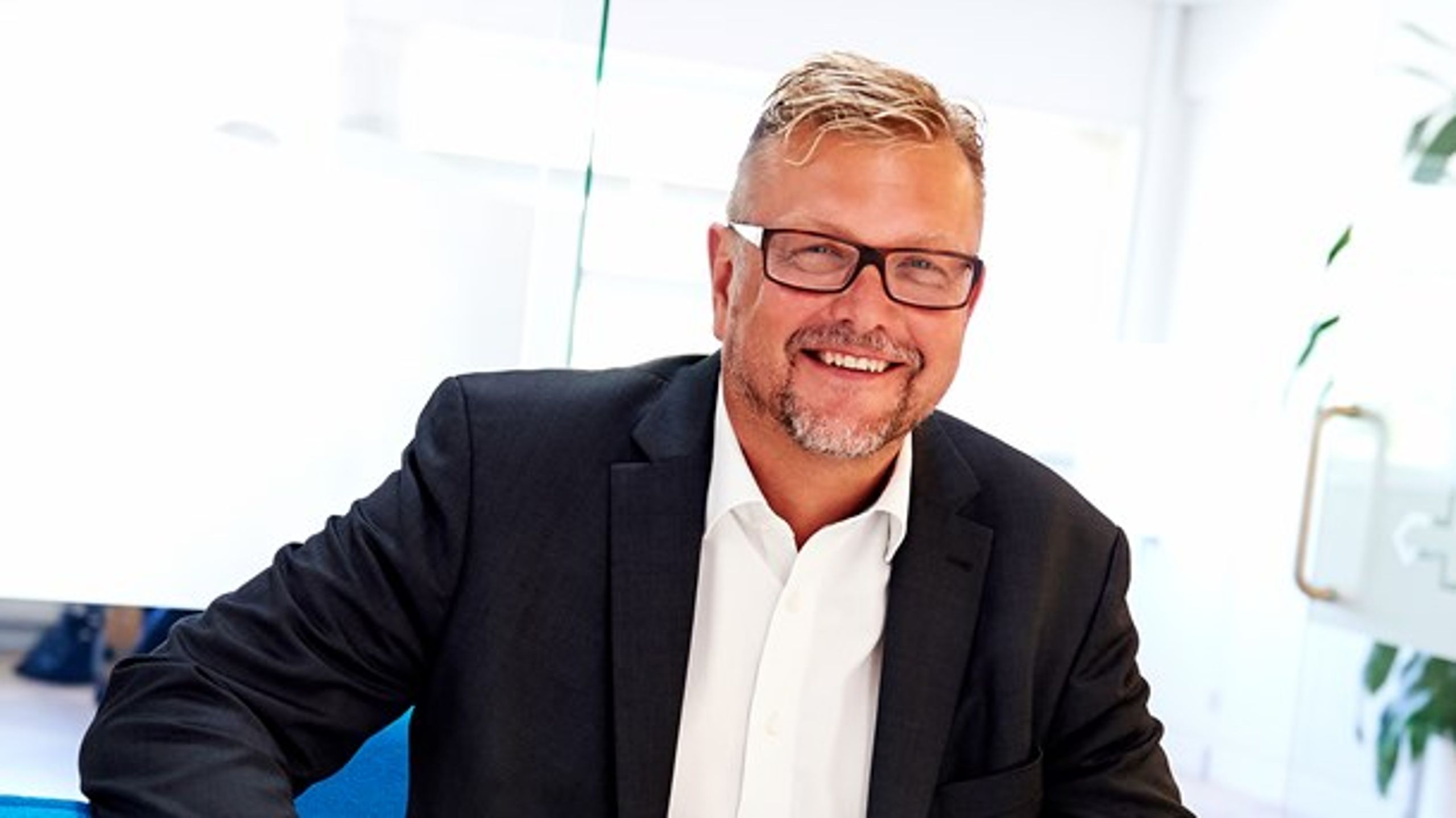 Tidligere direktør for Danske Vandværker Allan Weirup. Fotograferet på et tidspunkt, hvor der angiveligt var lidt mere at smile ad.