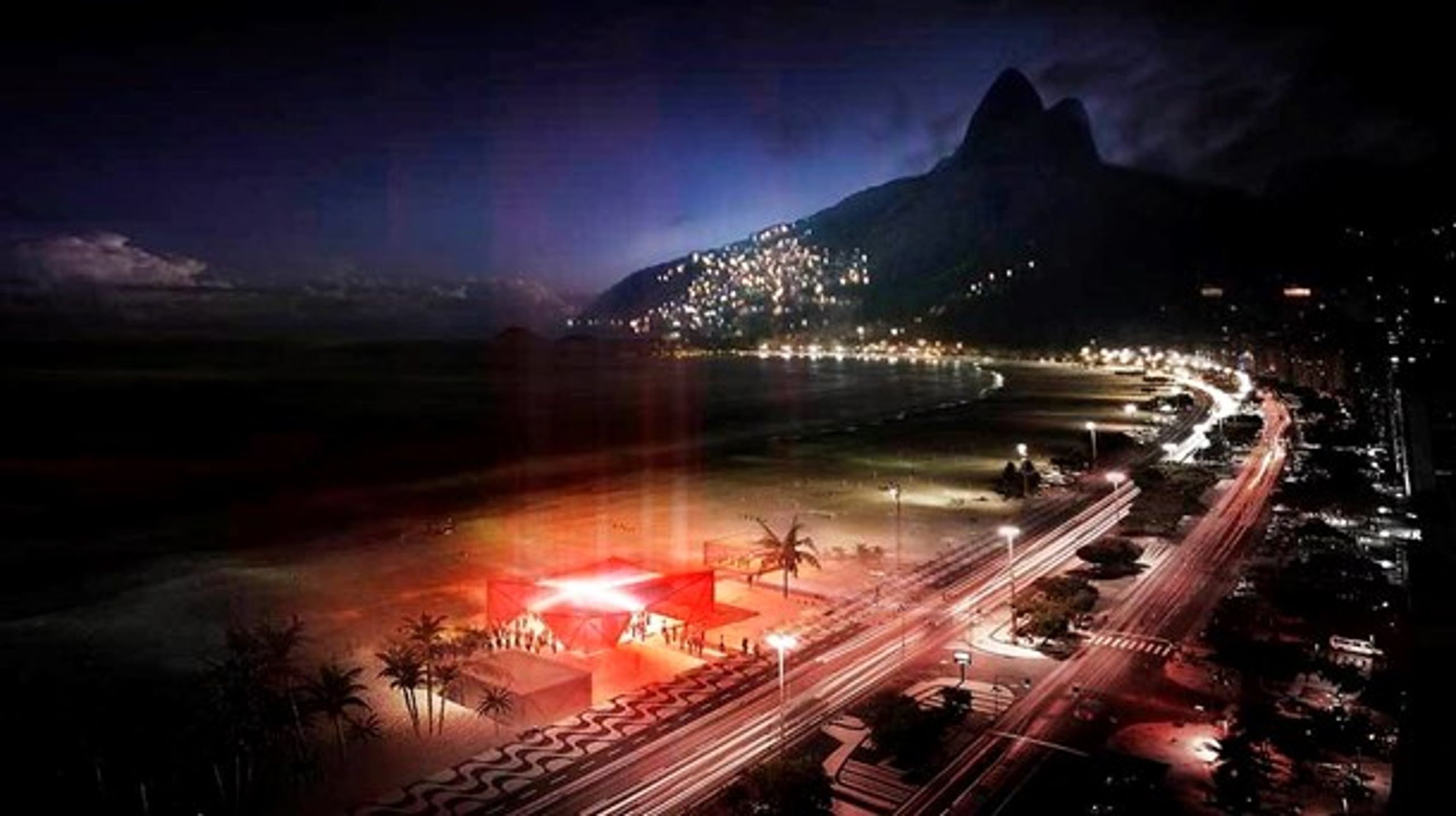 Danmark er langt fremme inde for alle 17 verdensmål, skriver Mads Lebech fra Industriens Fond. Her ses billede af den danske pavillion i Rio de Janeiro, som Industriens Fond var med til at støtte.