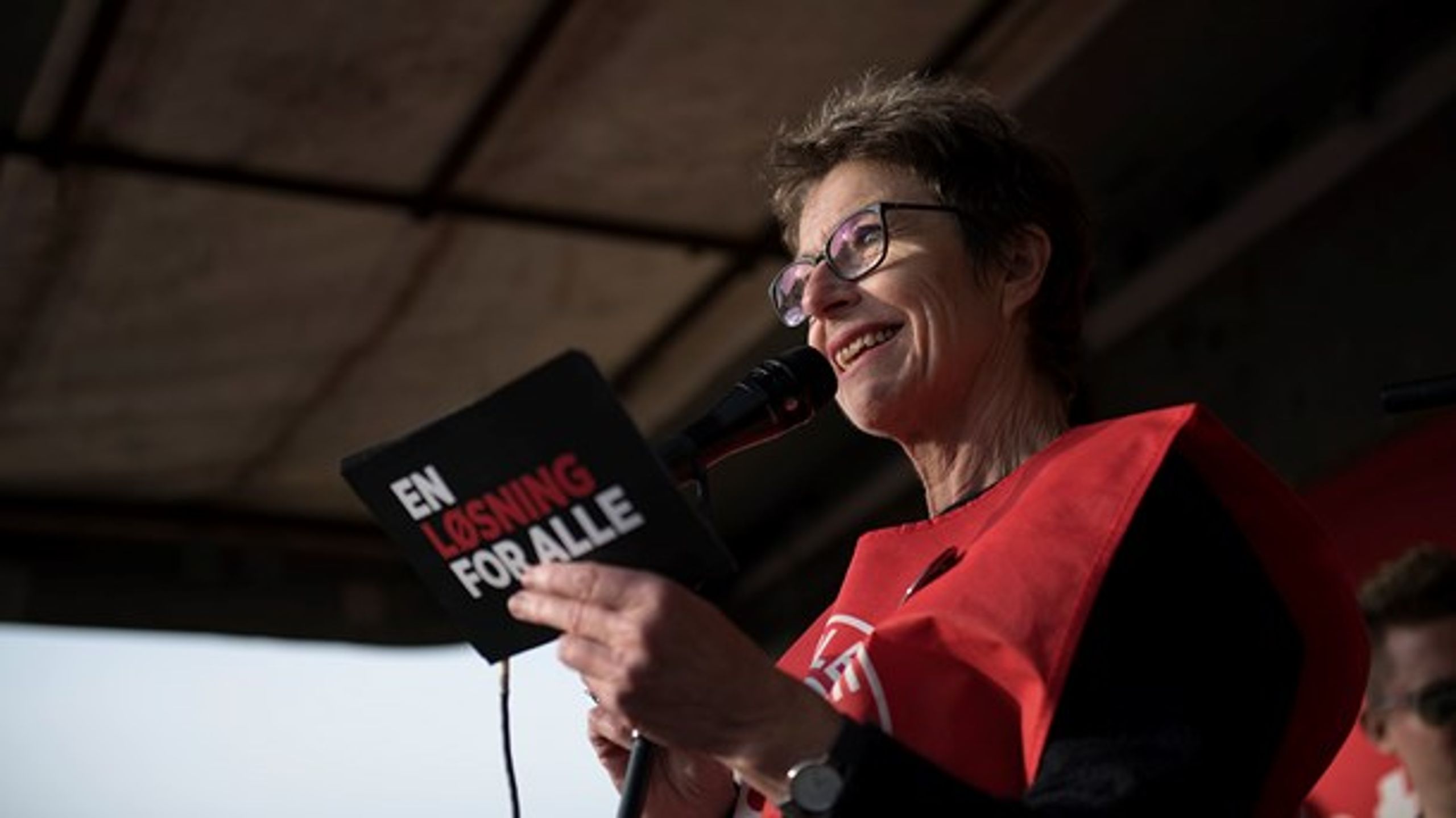 Chefforhandler for arbejdstagerne i regionerne, Grete Christensen, ser fremgang i forhandlingerne efter torsdagens møde i Forligsinstitutionen.&nbsp;