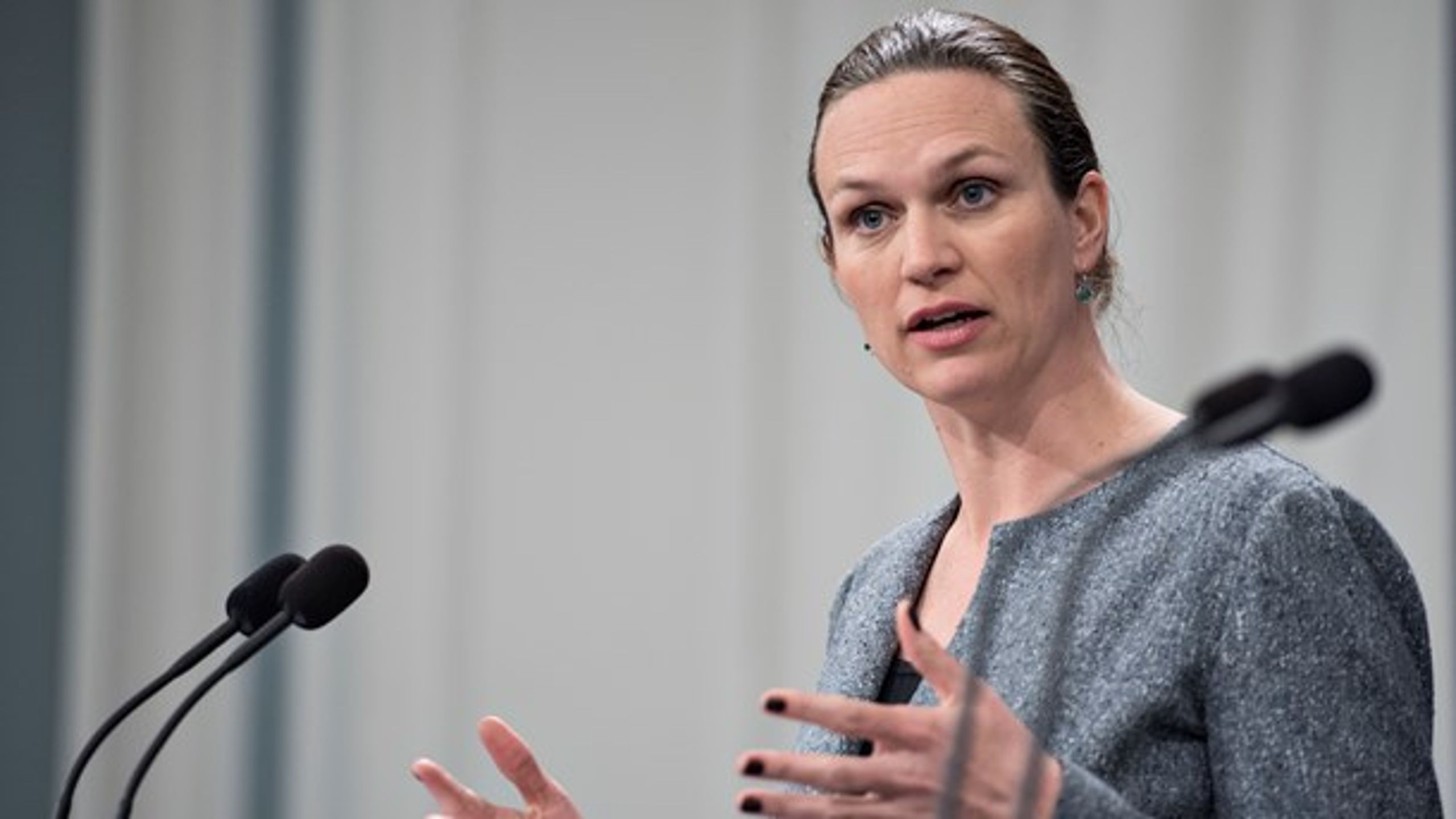 "Boglige og praktiske evner er ikke hinandens modsætninger," lyder det fra undervisningsminister Merete Riisager (LA).&nbsp;