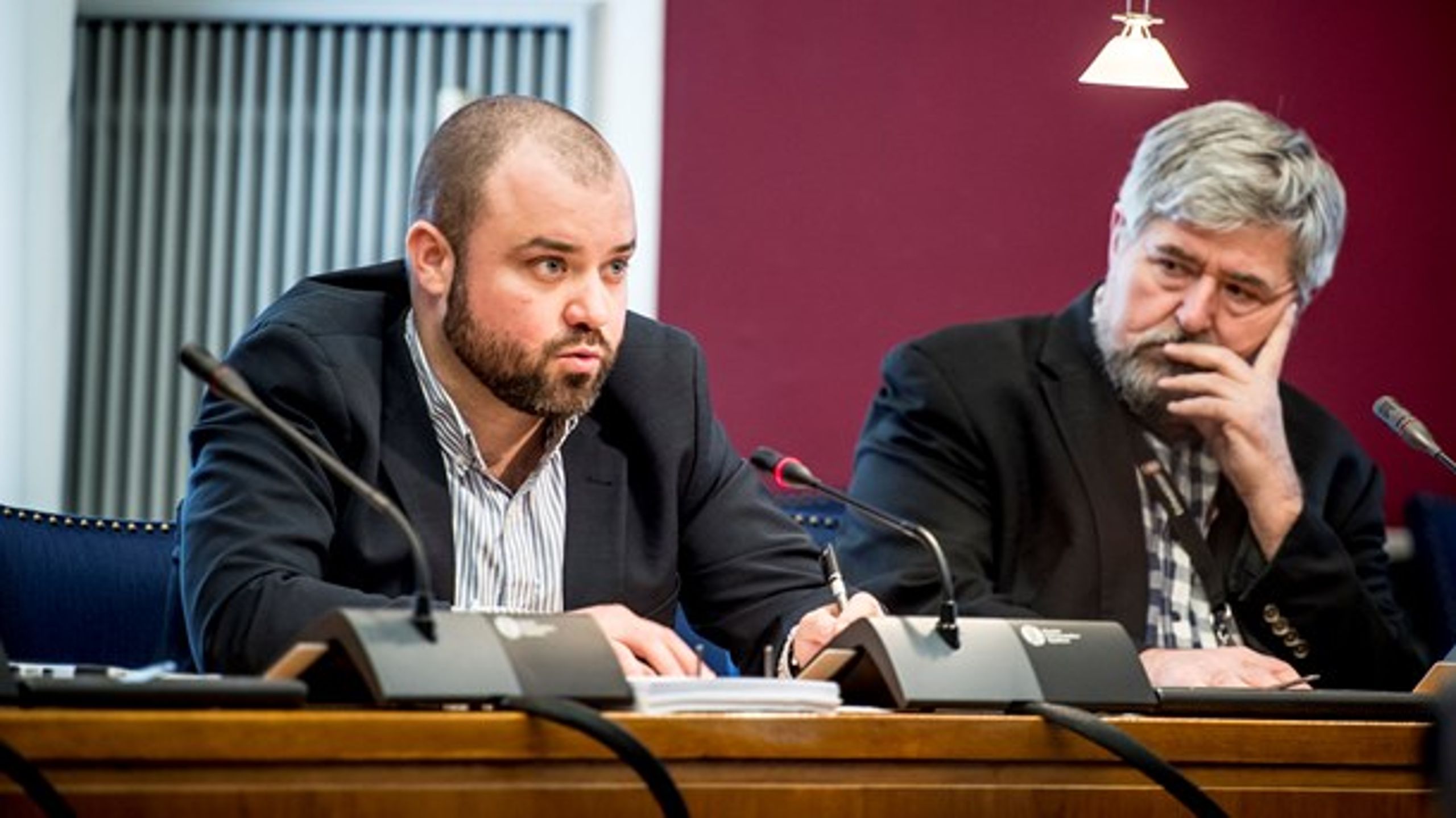 Europa-Parlamentet mangler et dansk parti i venstrefløjsgruppen. Den plads vil Enhedslisten indtage, skriver Nikolaj Villumsen (tv).