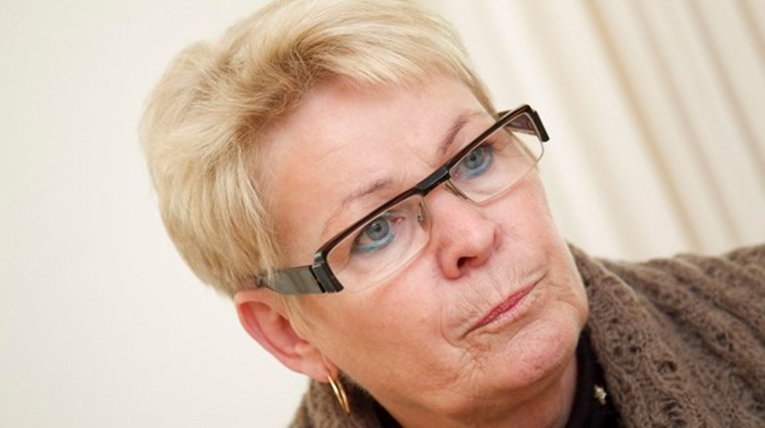 Ældres livskvalitet kan øges ved behandling i eget hjem. Derfor glæder Jette Skive (billedet) sig til regeringens bebudede sundhedsudspil.&nbsp;