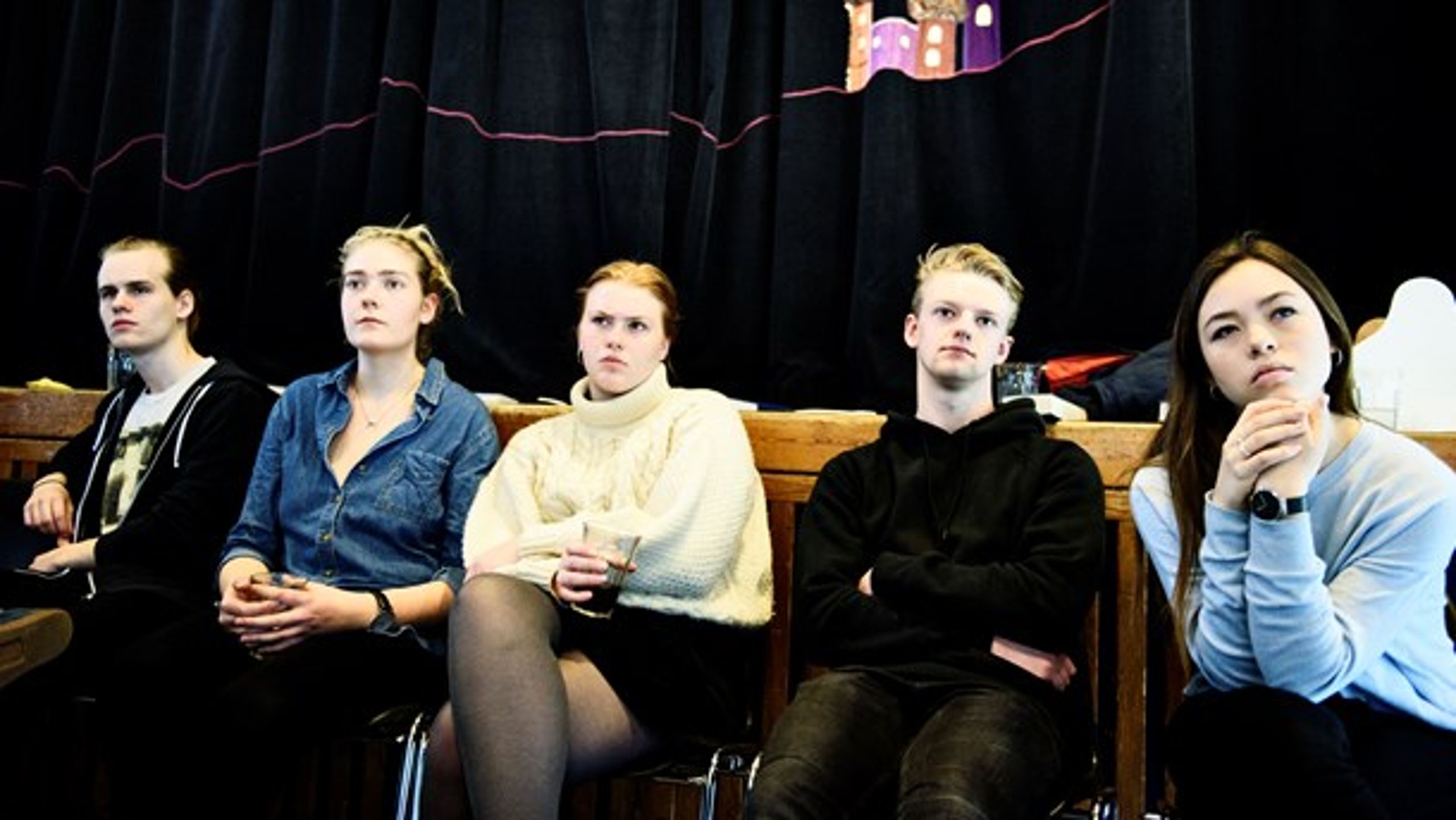 Krogerup Højskole i Humlebæk&nbsp;danner mandag rammen om en politisk debat om den pressede ungdom. Foto: Mathias Løvgreen Bojesen Ritzau/Scanpix.&nbsp;<br>