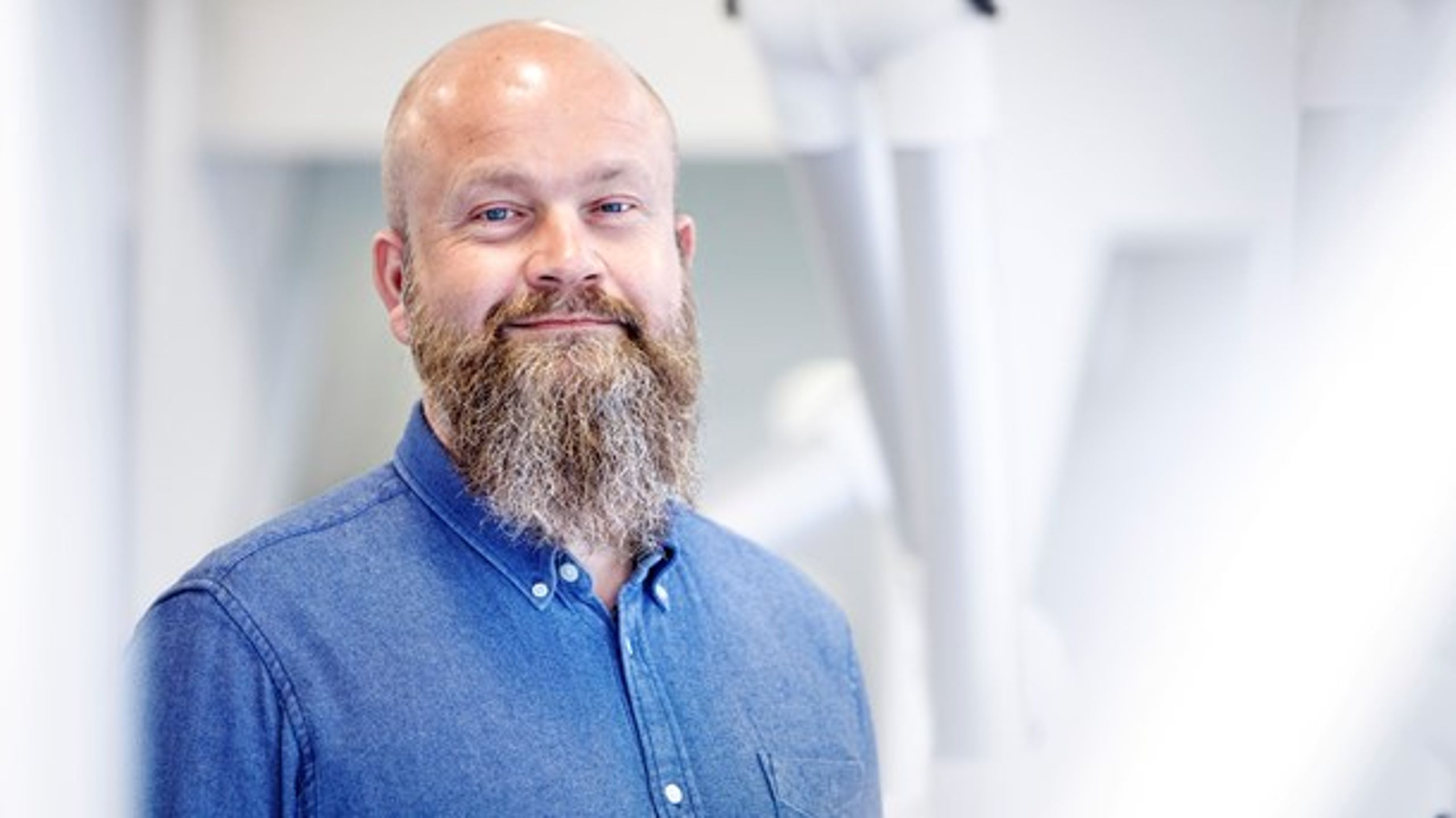 Formand for DEG-L Ole Heinager.<br>