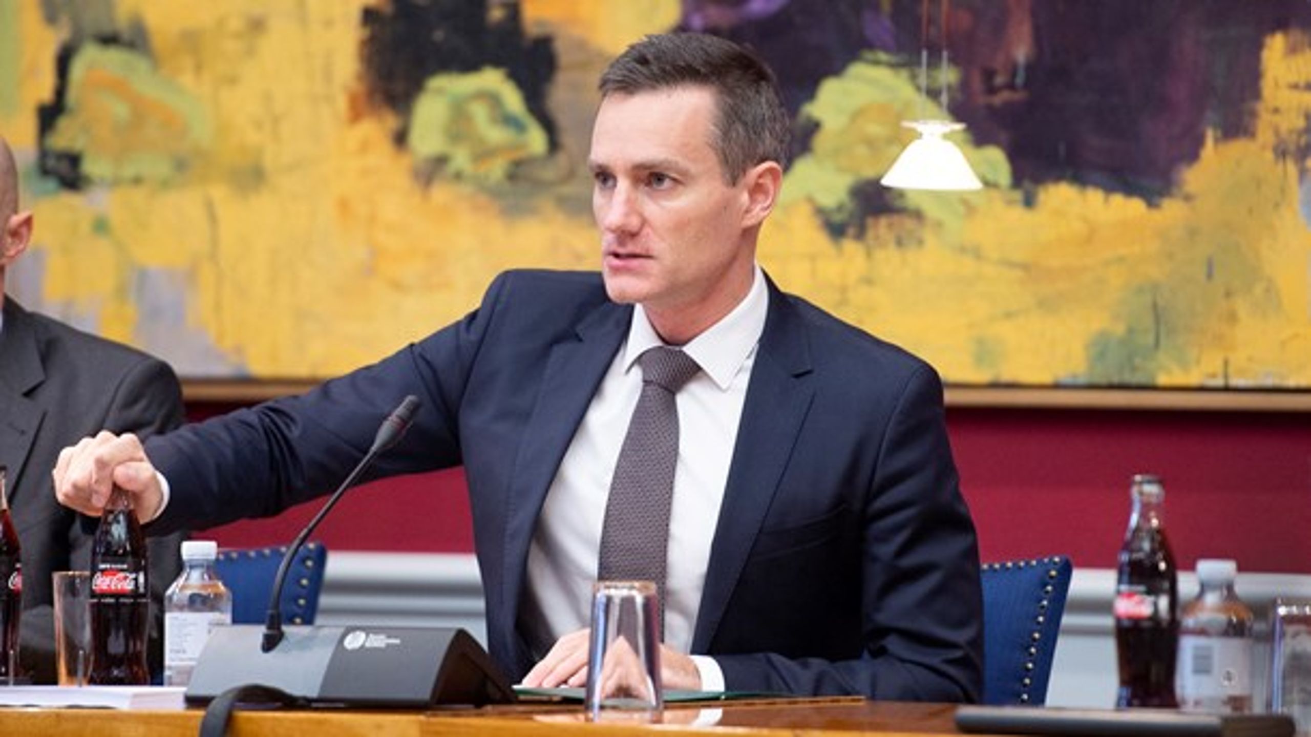 Erhvervsminister Rasmus Jarlov skal til flere samråd i ugens løb.&nbsp;