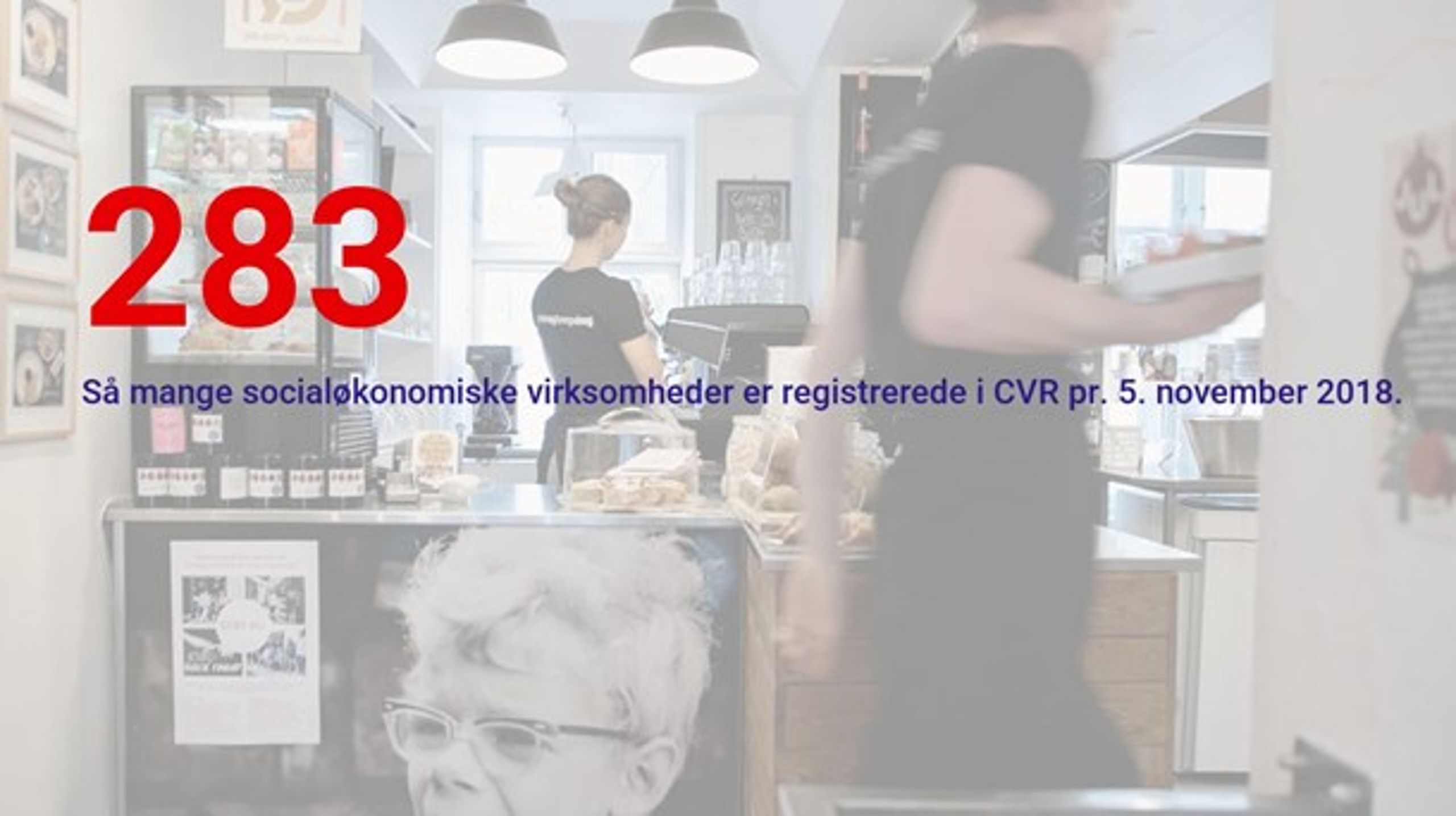 Kilde: Erhvervsstyrelsens evaluering af lov om registrerede socialøkonomiske
virksomheder.