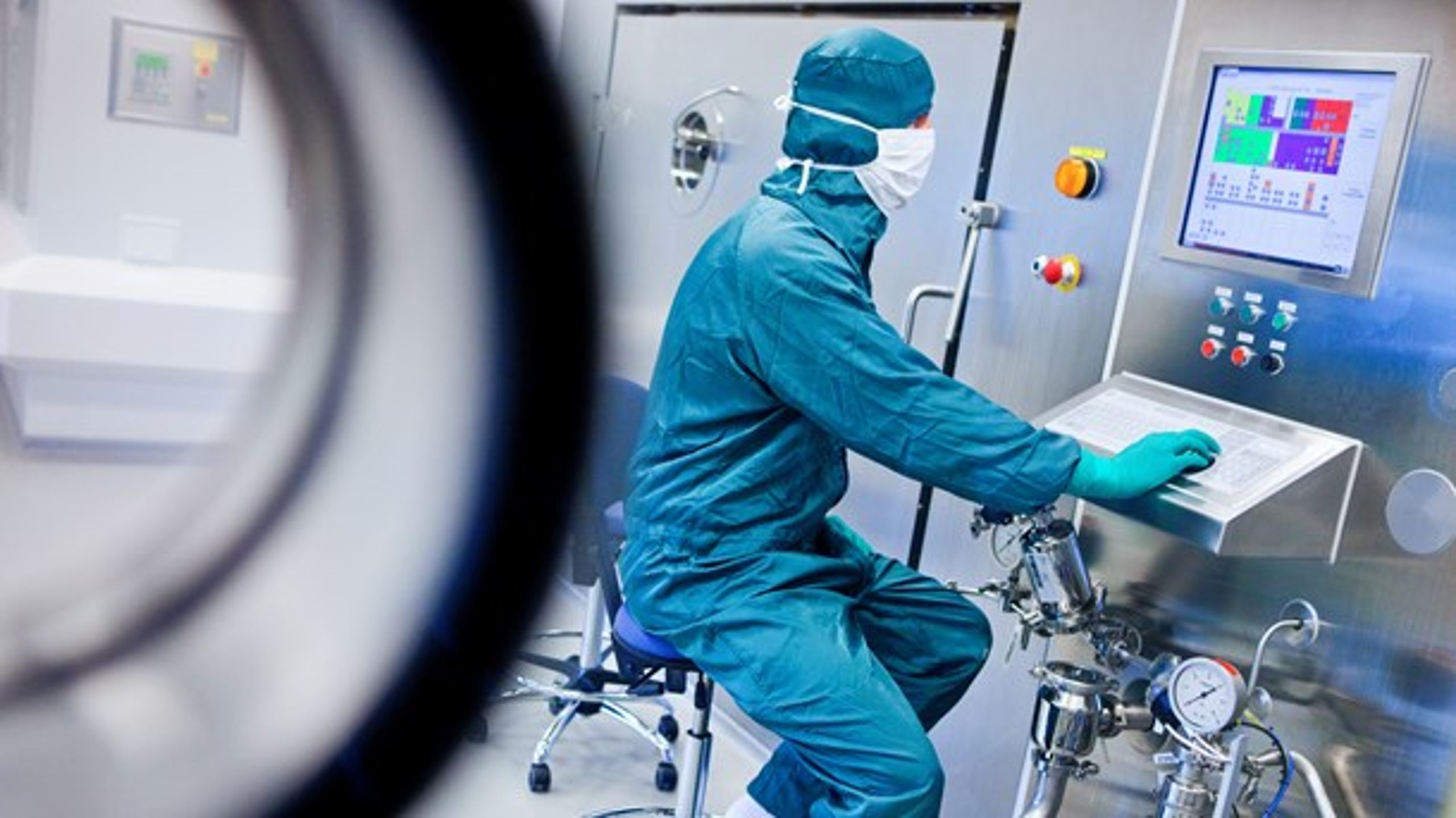 Laboratorie på Novo Nordisk. En del af debatten om karriereveje for forskere har handlet om, hvordan private virksomheder tiltrækker den talentmasse, som de efterspørger.