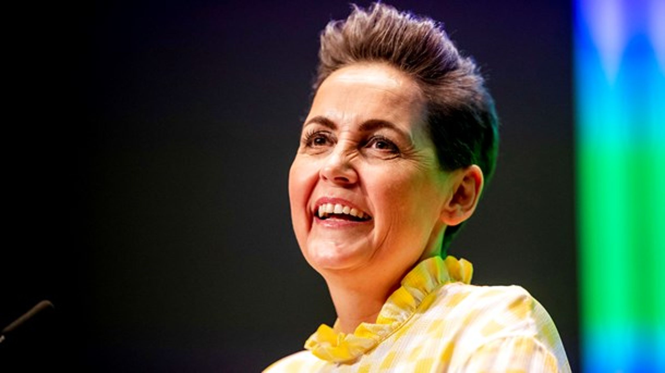 "Vi skal insistere på nuancerne," sagde Pia Olsen Dyhr i sin partiledertale til SF's landsmøde.