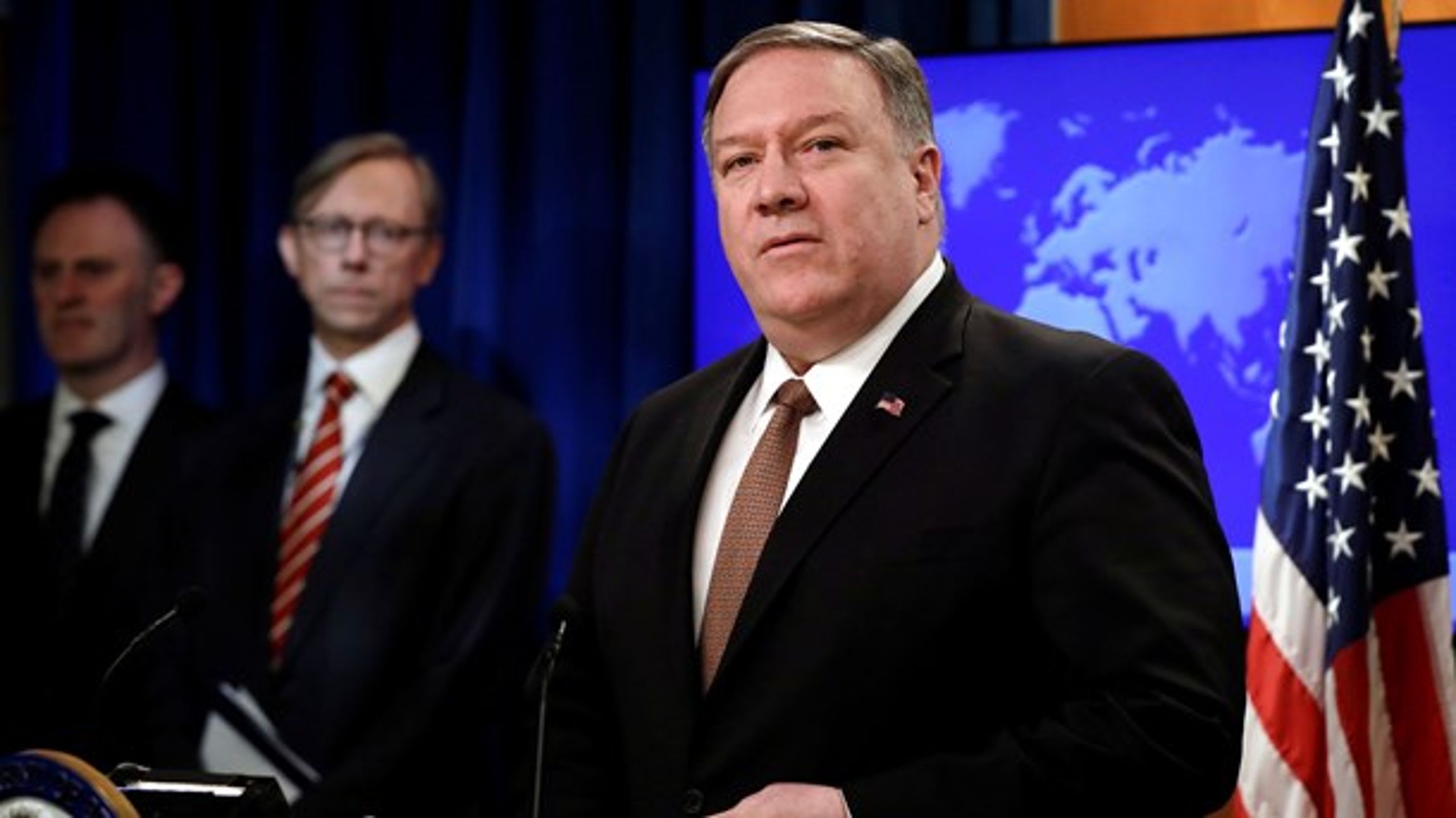 Mike Pompeo har været USA's udenrigsminister siden april 2018. Før det var han chef for den amerikanske efterretningstjeneste CIA.