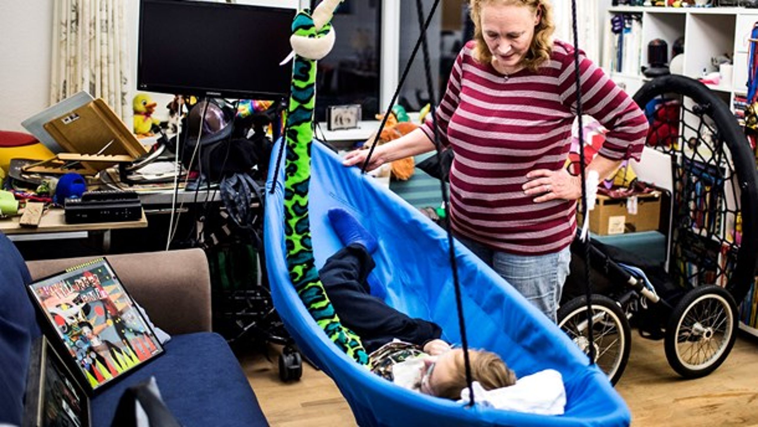 Udgifter til socialt udsatte og borgere med et handicap presser mange kommuners økonomi. Det diskuterer regeringen og KL løsninger på ved de verserende økonomiforhandlinger (<i>arkivfoto</i>).