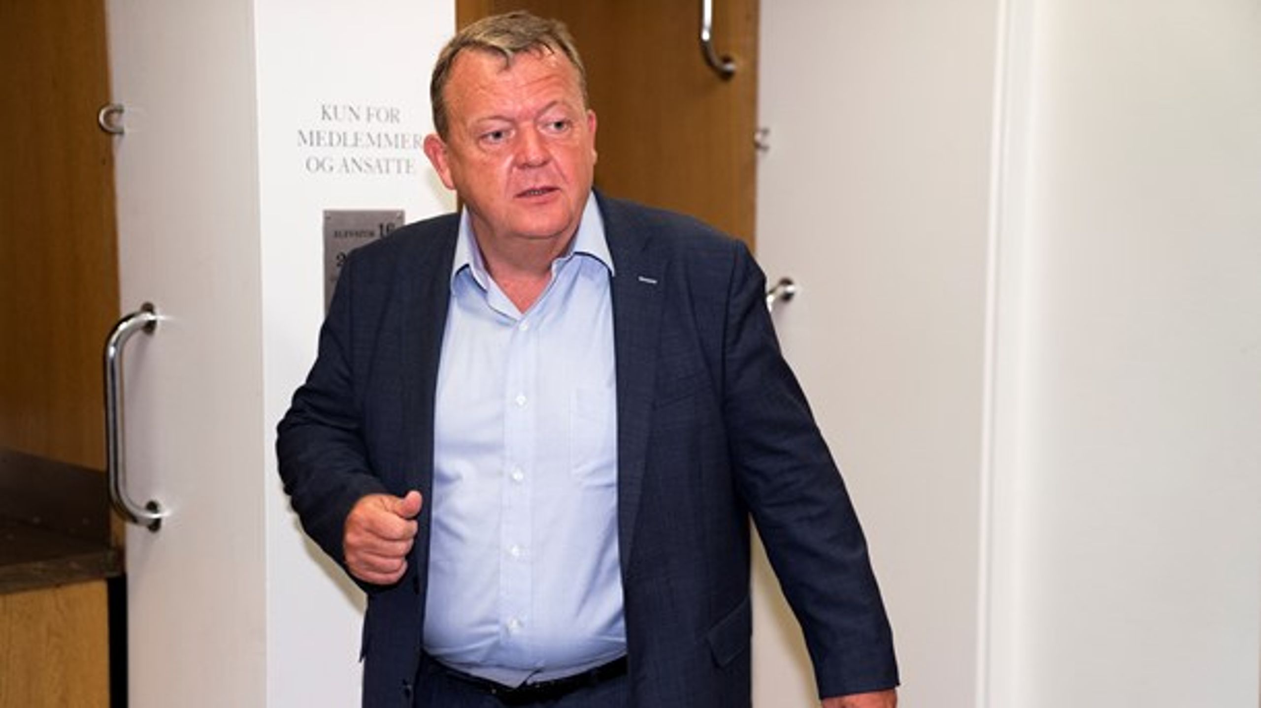 V-formand Lars&nbsp;Løkke Rasmussen vil tale politik før personer på Venstres kommende landsmøde.&nbsp;