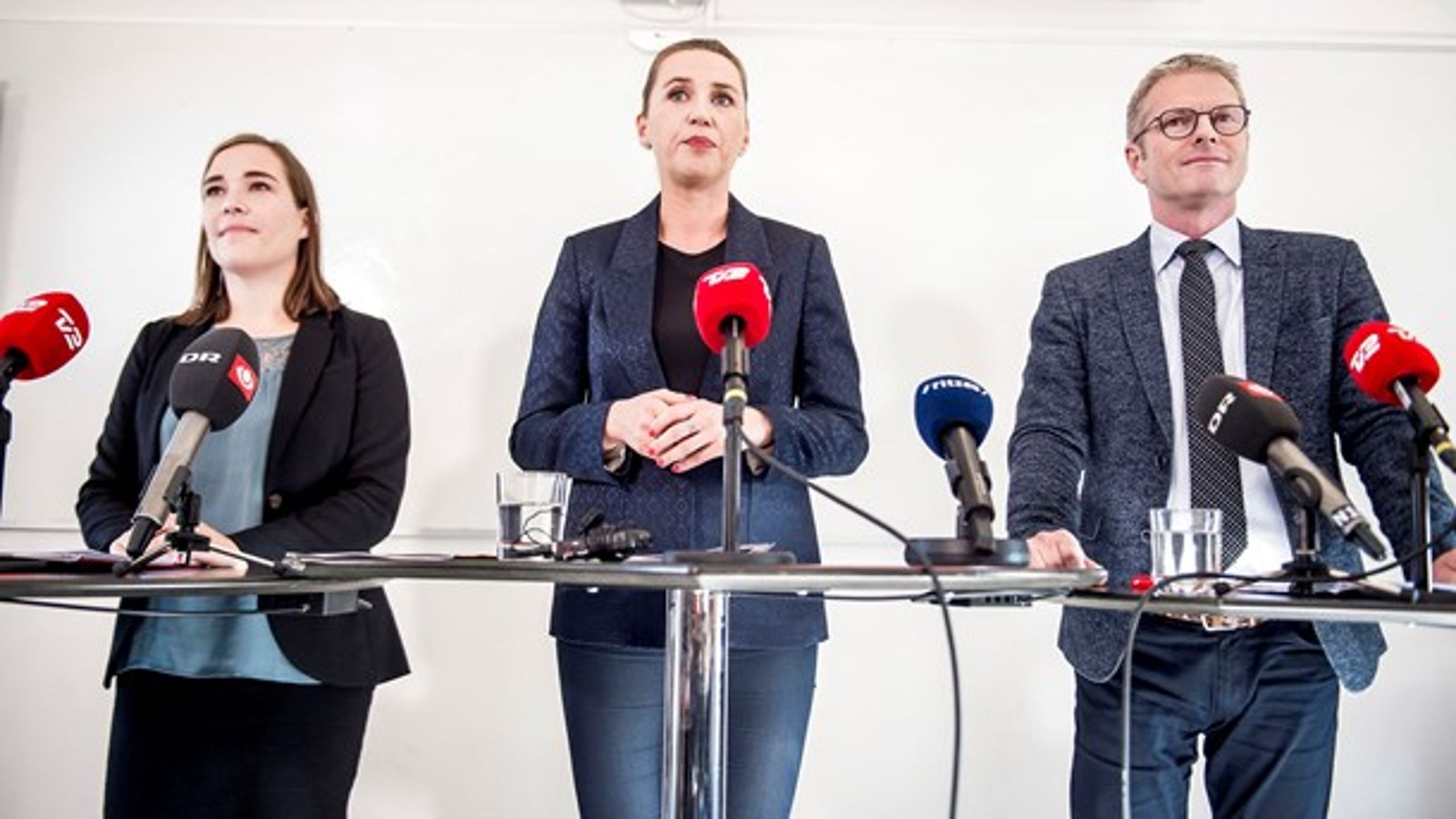 Astrid Krag (tv.) blev indenrigs- og socialminister ved seneste regeringsskifte.