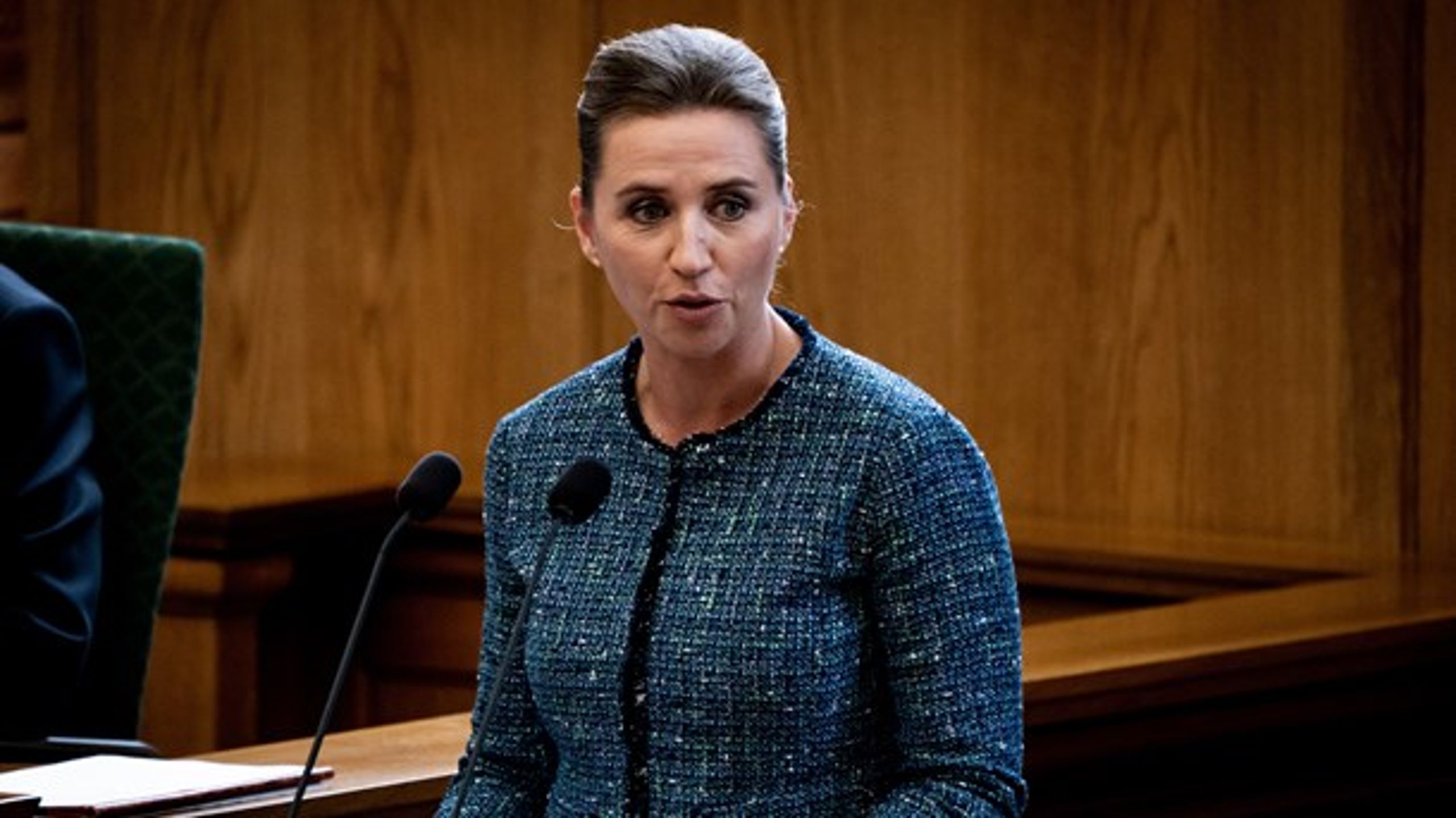Statsminister&nbsp;Mette Frederiksen (S) åbnede tirsdag folketingsåret med sin første statsministertale fra Folketingets talerstolen.