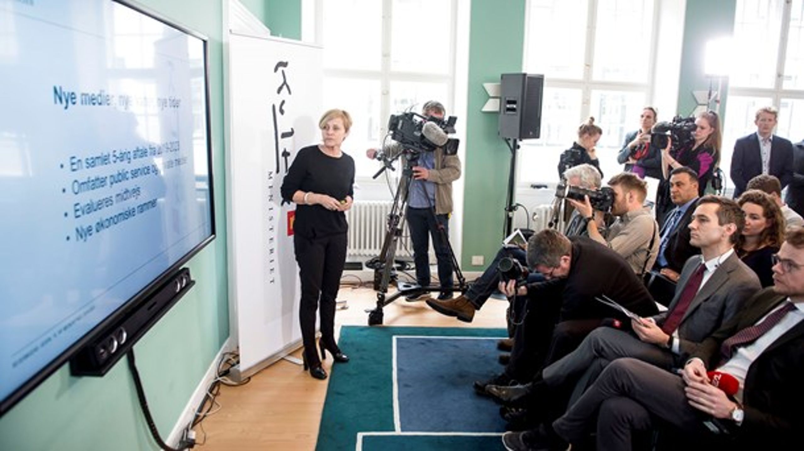 Mette Bocks medieforlig er kommet i mindretal, hvorfor politikerne næste år skal forhandle om en ny aftale.