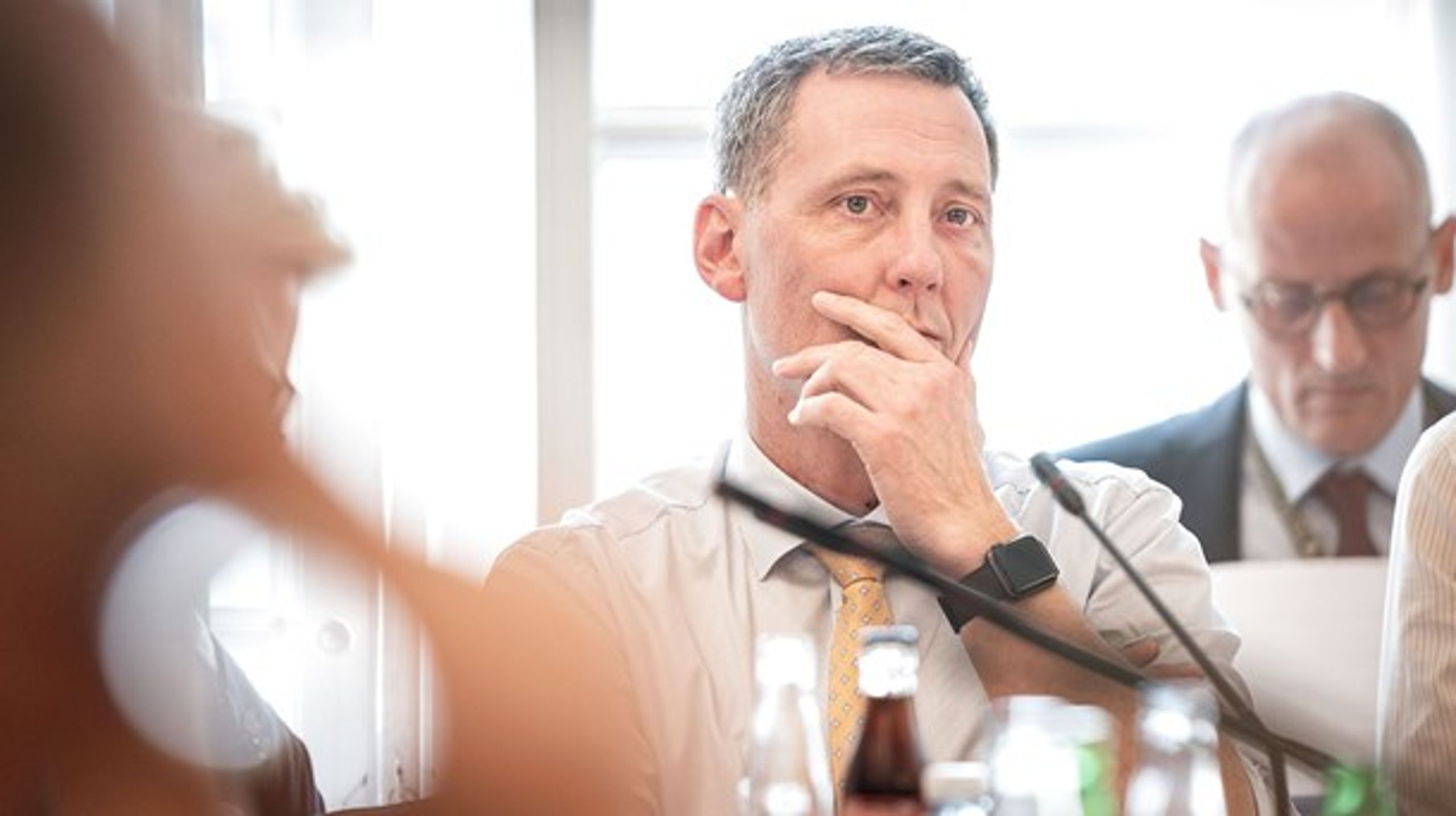 Justitsminister Nick Hækkerup holder pressemøde kl. 9:30 i dag.