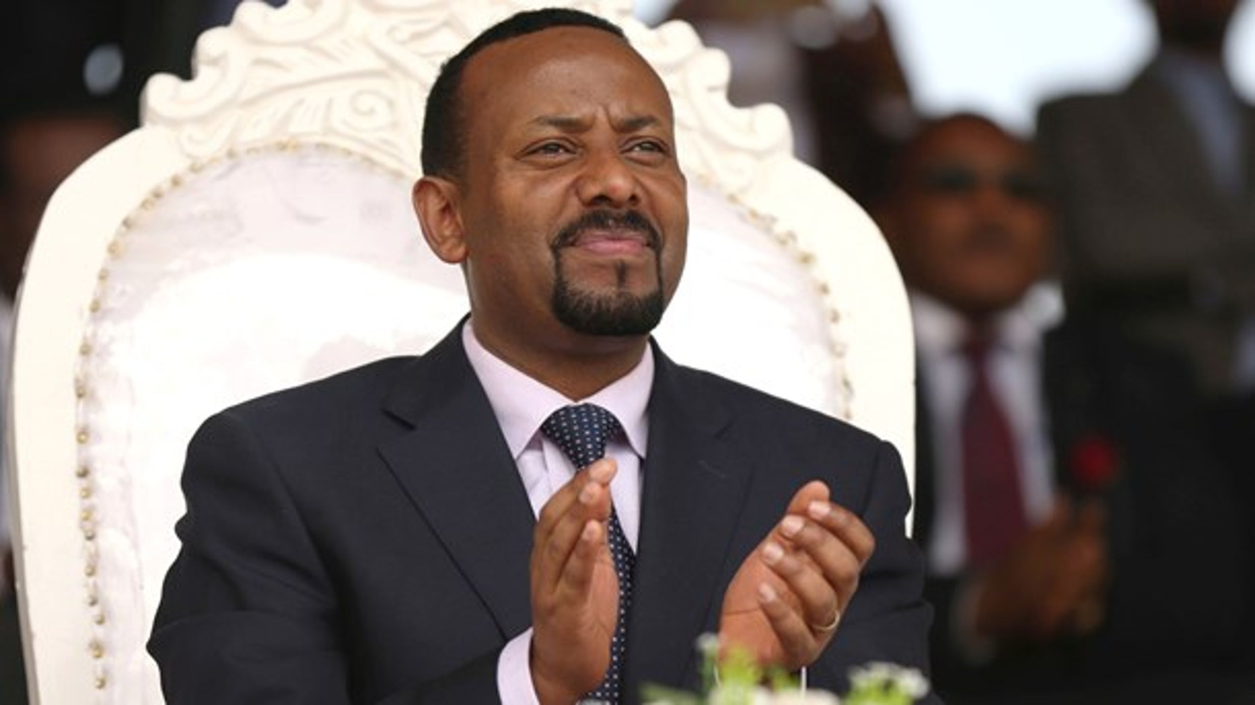 Abiy Ahmed modtager Nobels Fredspris 2019.