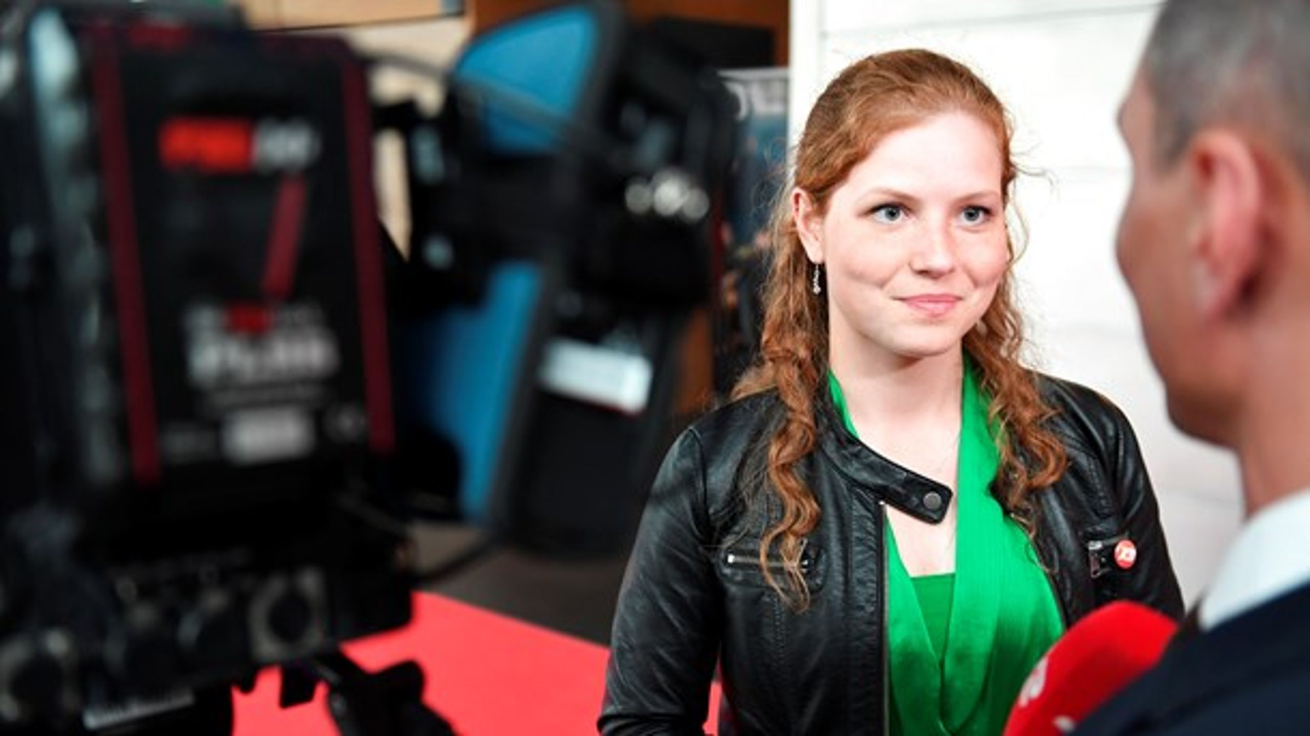 Isabella Arendt til partilederrunden på Danmarks Radio 3. juni i år, få dage inden Kristendemokratiet landede under spærregrænsen.