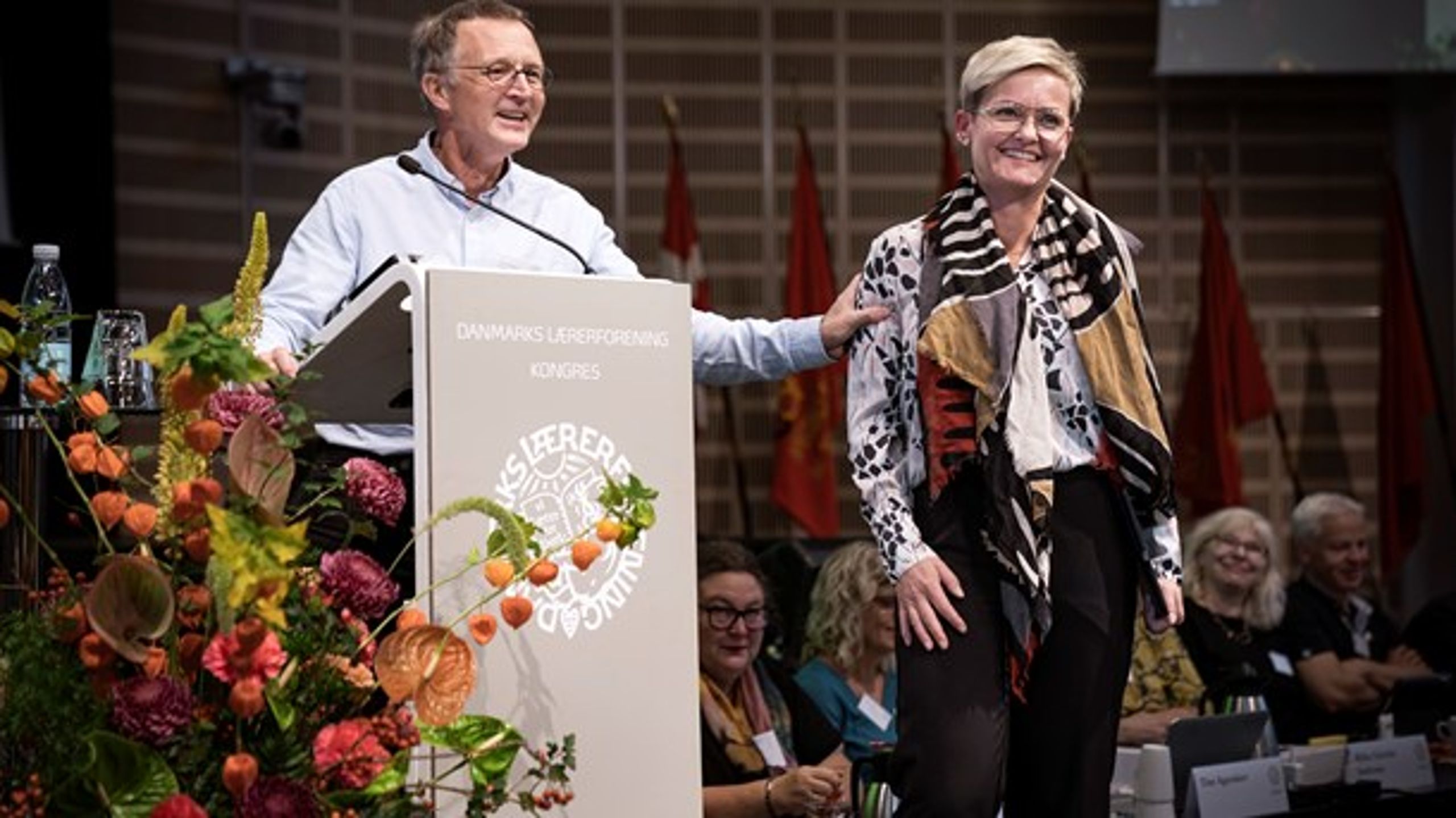 Stemningen var god, da børne- og undervisningsministeren i&nbsp;oktober var med til&nbsp;lærernes kongres.