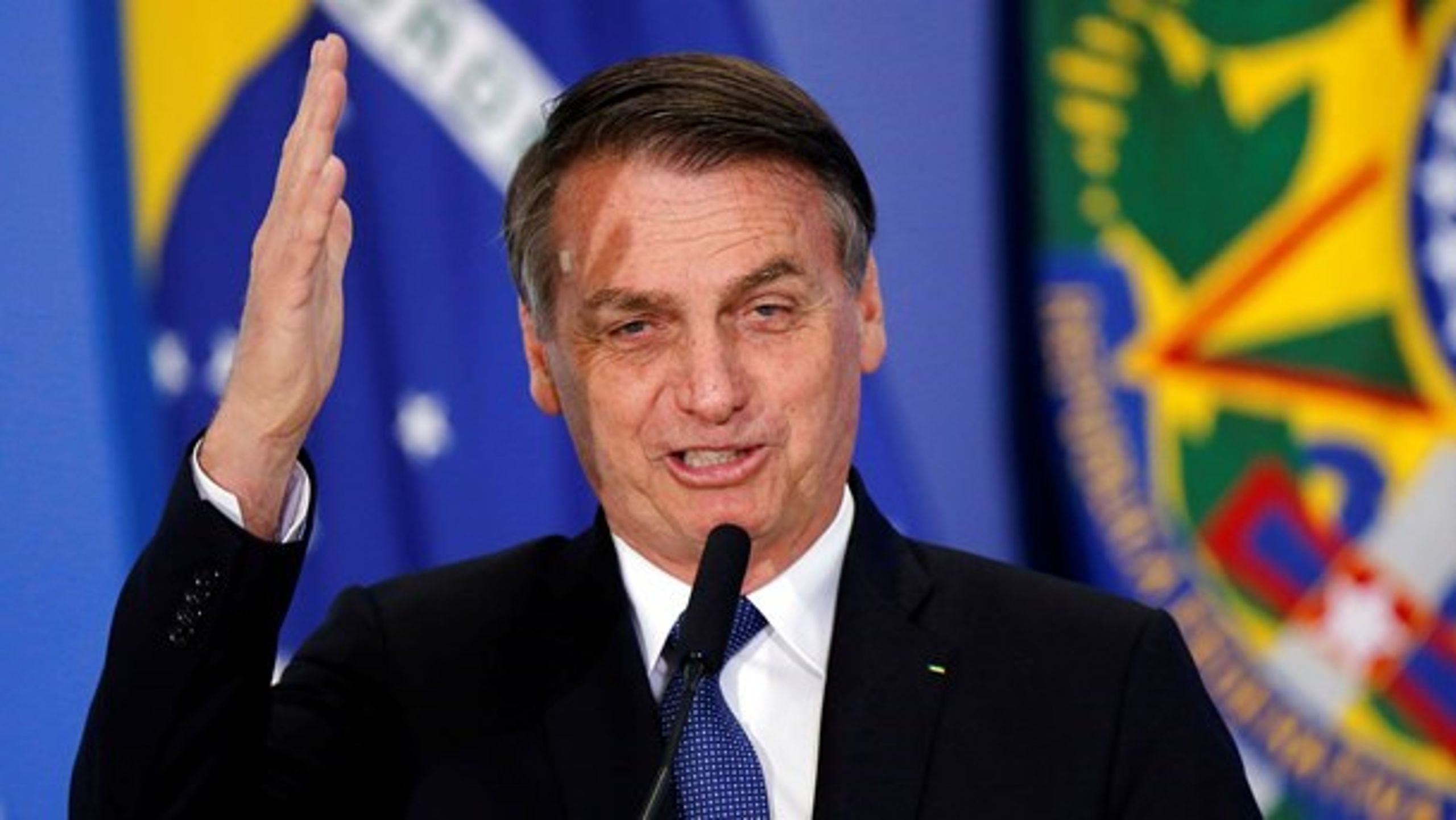 Brasiliens regering, ledet af Jair Bolsonaro, ønsker at lovliggøre millioner af hektar landområder, hvor offentlig skov er blevet ryddet ulovligt indtil 2018, skriver Kristine Clement. (Foto: Adriano Machado/Reuters/Ritzau Scanpix))<br>