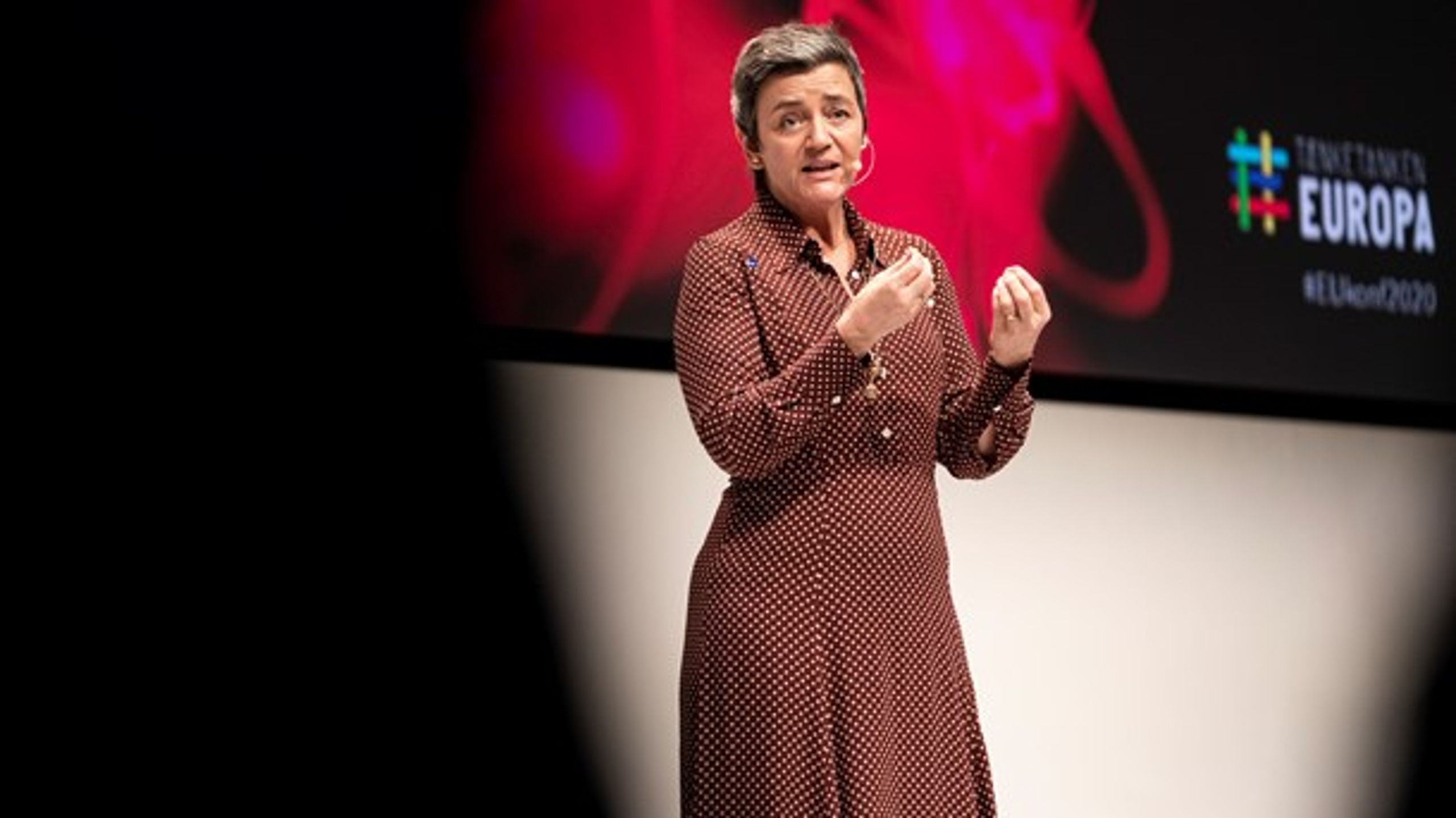 Margrethe Vestager håber, at EU's regeringsledere&nbsp;har en myslibar med i tasken, for det kræver ekstra energi at blive enige på weekendens EU-topmøde