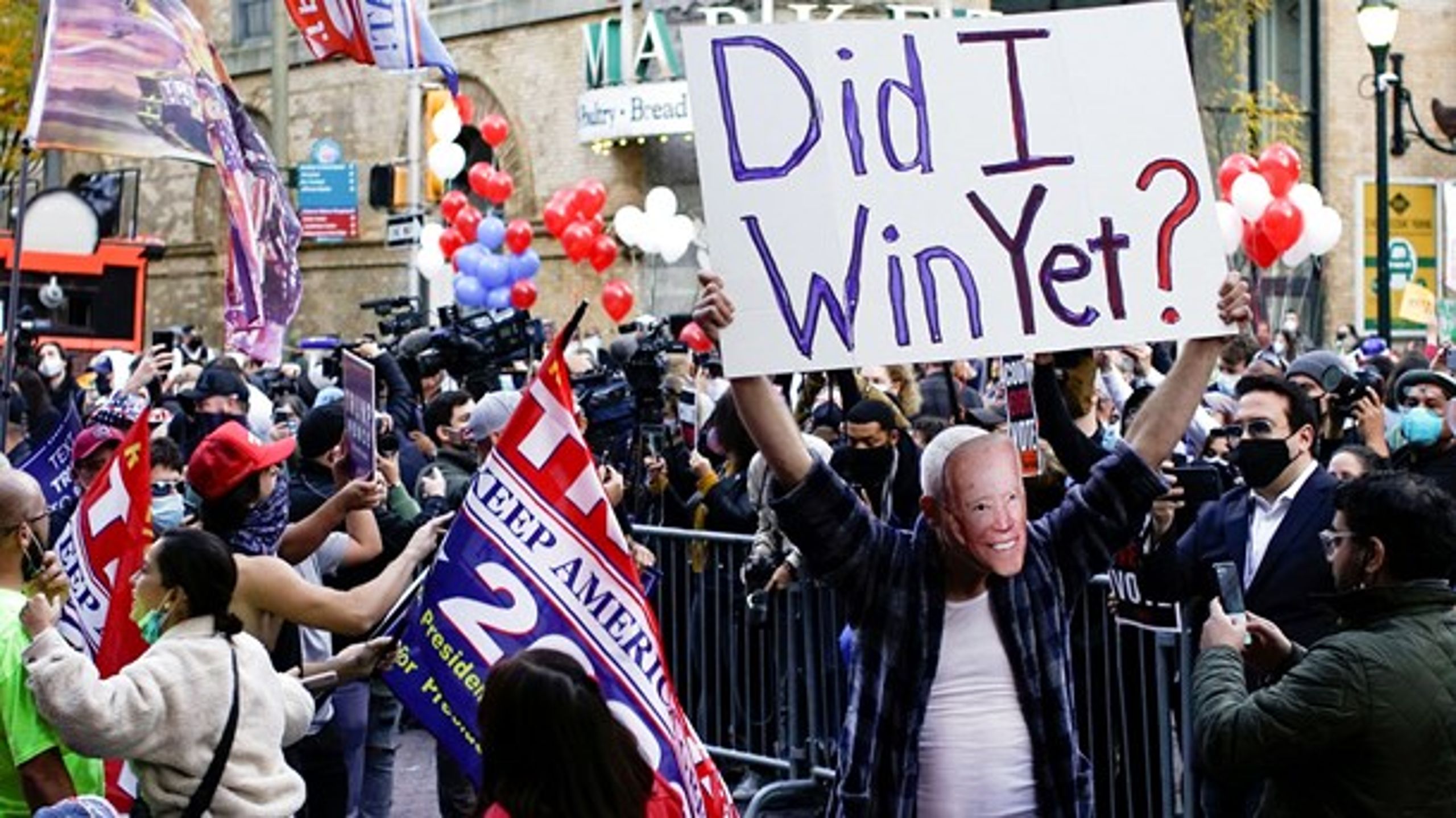 Europæiske regeringer frygter en demokratisk krise i USA.