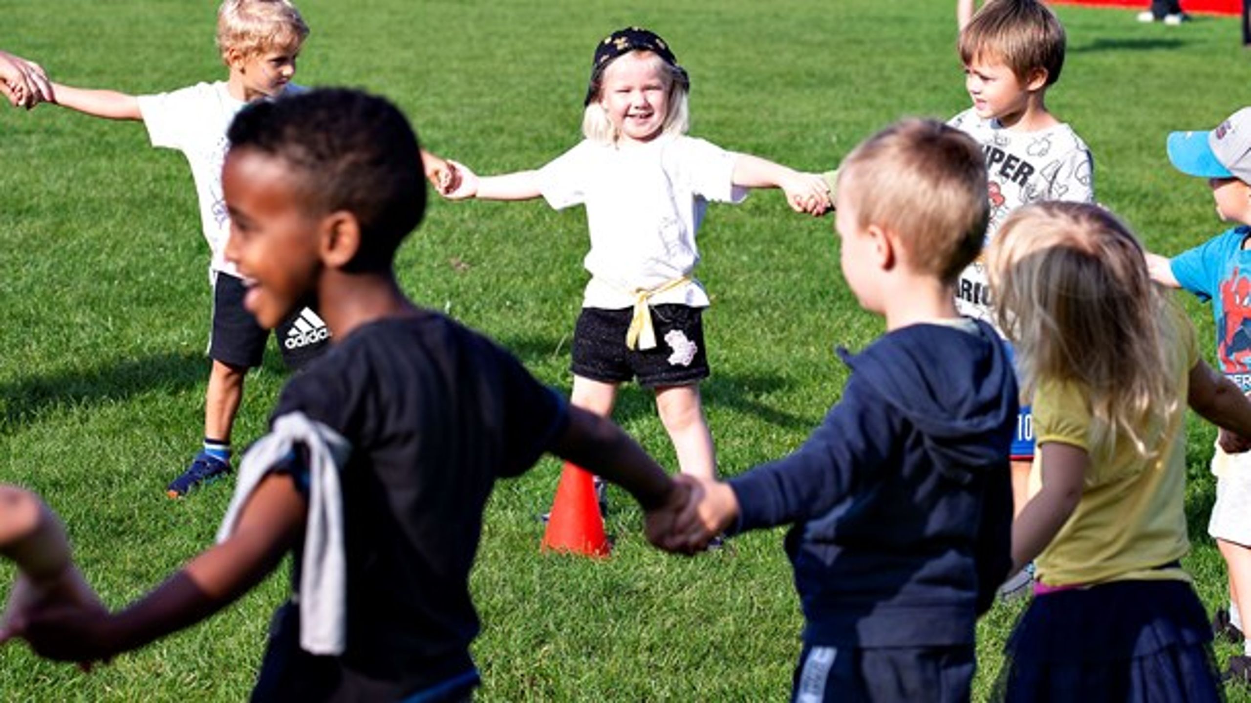 Vi skal tilføre flere pædagoger akut, uanset hvilket køn de har, før vi kan tillade os at diskutere kønsfordeling, skriver Mie Storm. (Foto: Henning Bagger/Ritzau Scanpix)<br>