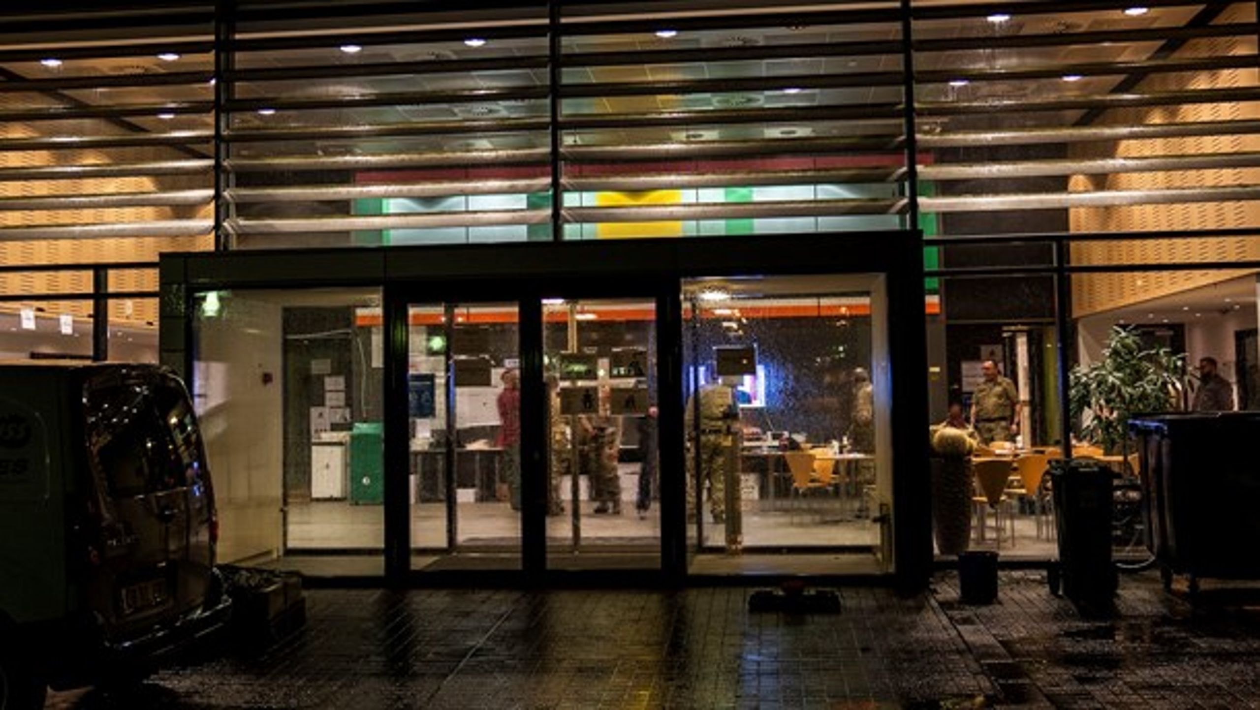 Jonstruplejren i Ballerup, hvor omkring 400 vikarer arbejder med smitteopsporing&nbsp;&nbsp;