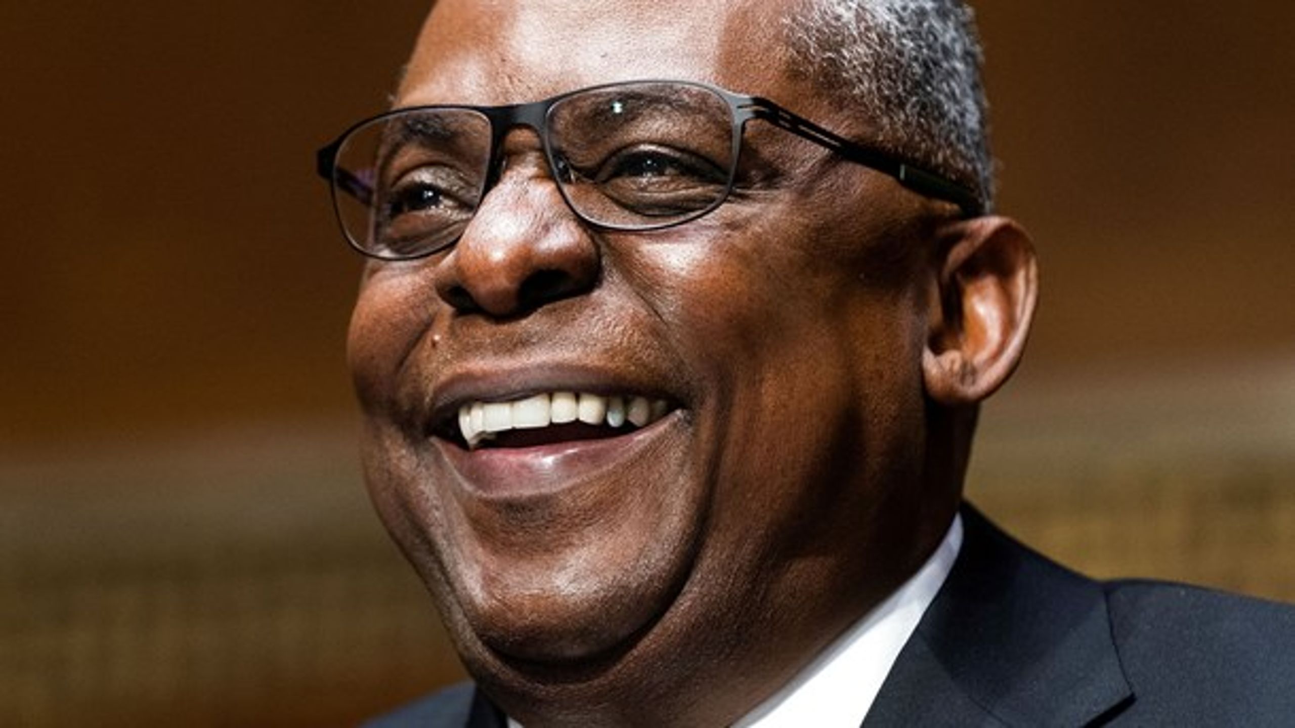 LLoyd Austin ved godkendelseshøringen i det amerikanske senat&nbsp;i sidste uge.