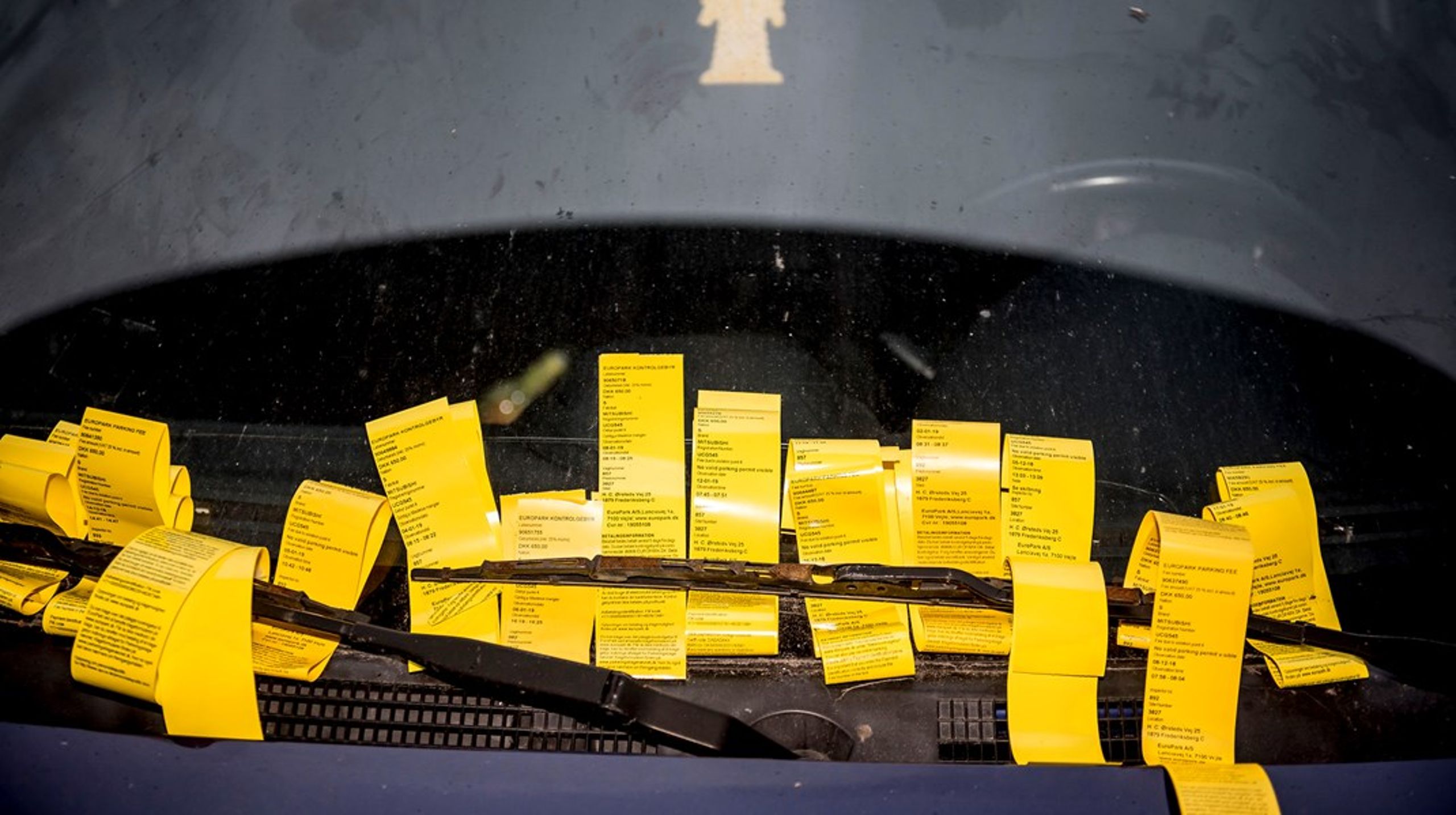 Af de godt&nbsp;8.000 p-afgifter der blev udskrevet til udenlandske chauffører&nbsp;fra 1. januar 2019 til 30. november 2020, er det kun&nbsp;6.600, der er blevet betalt, skriver Erik Østergaard.