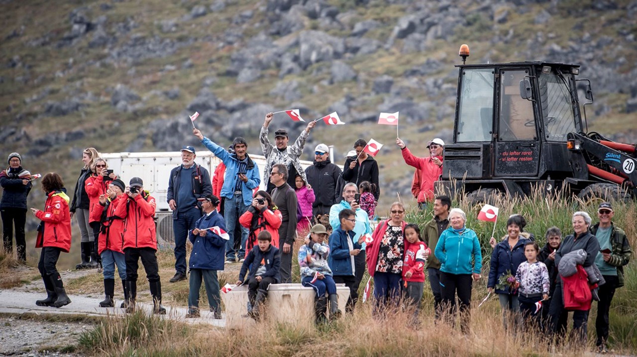 Fra Mette Frederiksens besøg i Grønland august 2019.