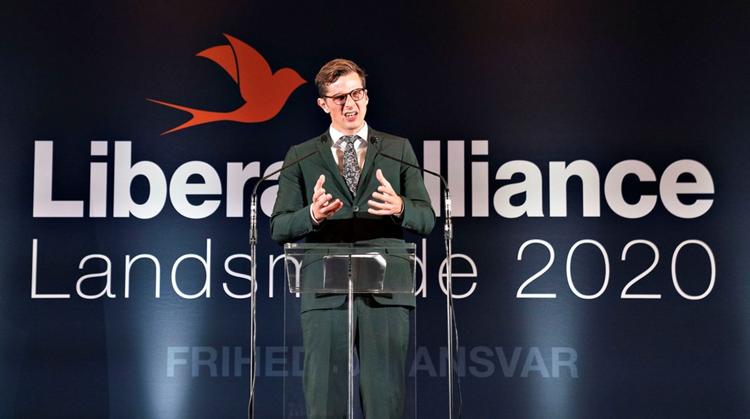 Liberal Alliance holder i år landsmøde i&nbsp;DGI Huset i Vejle.