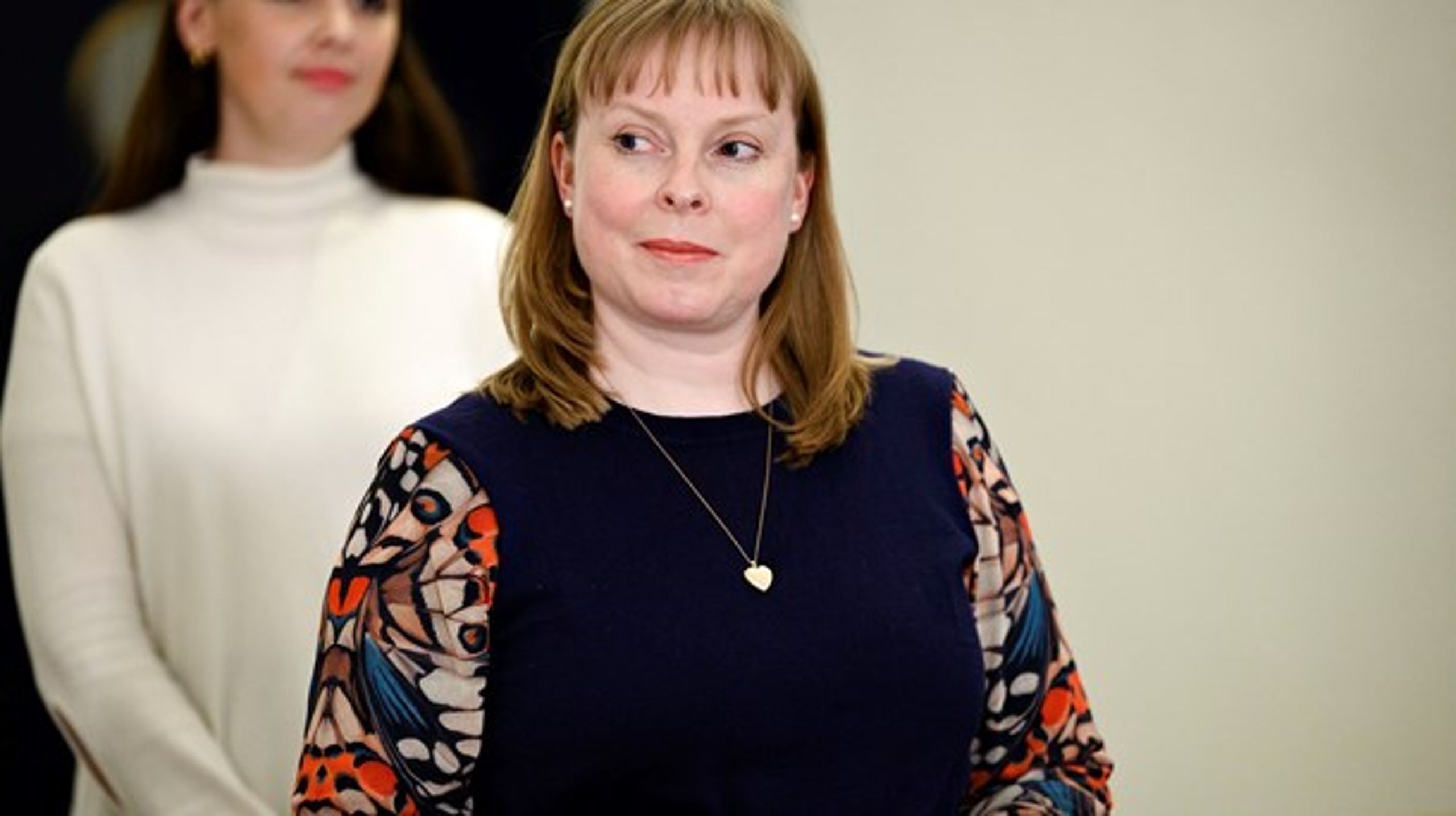 Kulturminister Joy Mogensen vil hjælpe foreningslivet på fode igen med en sommerpakke, der potentielt&nbsp;også&nbsp;kan&nbsp;række ind i efteråret.&nbsp;(Foto: Philip Davali/Ritzau Scanpix)