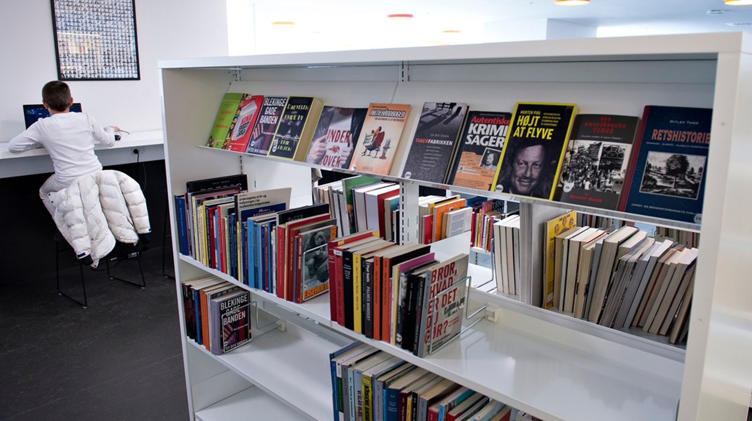 Der er store kommunale skel i brugen af biblioteket, skriver Steen Bording Andersen.