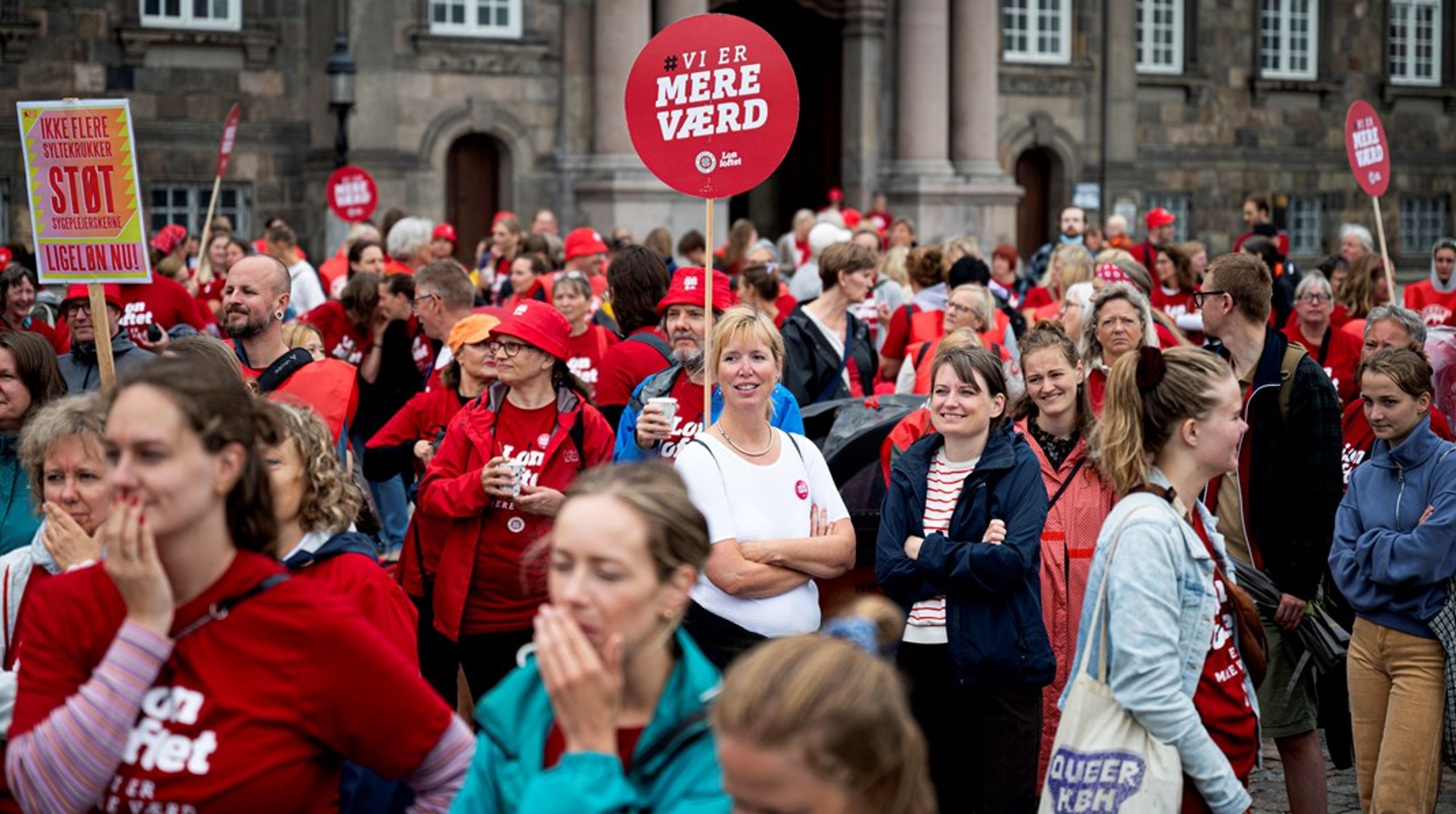 Sygeplejerskerne har siden 19. juni været i gang med at strejke.