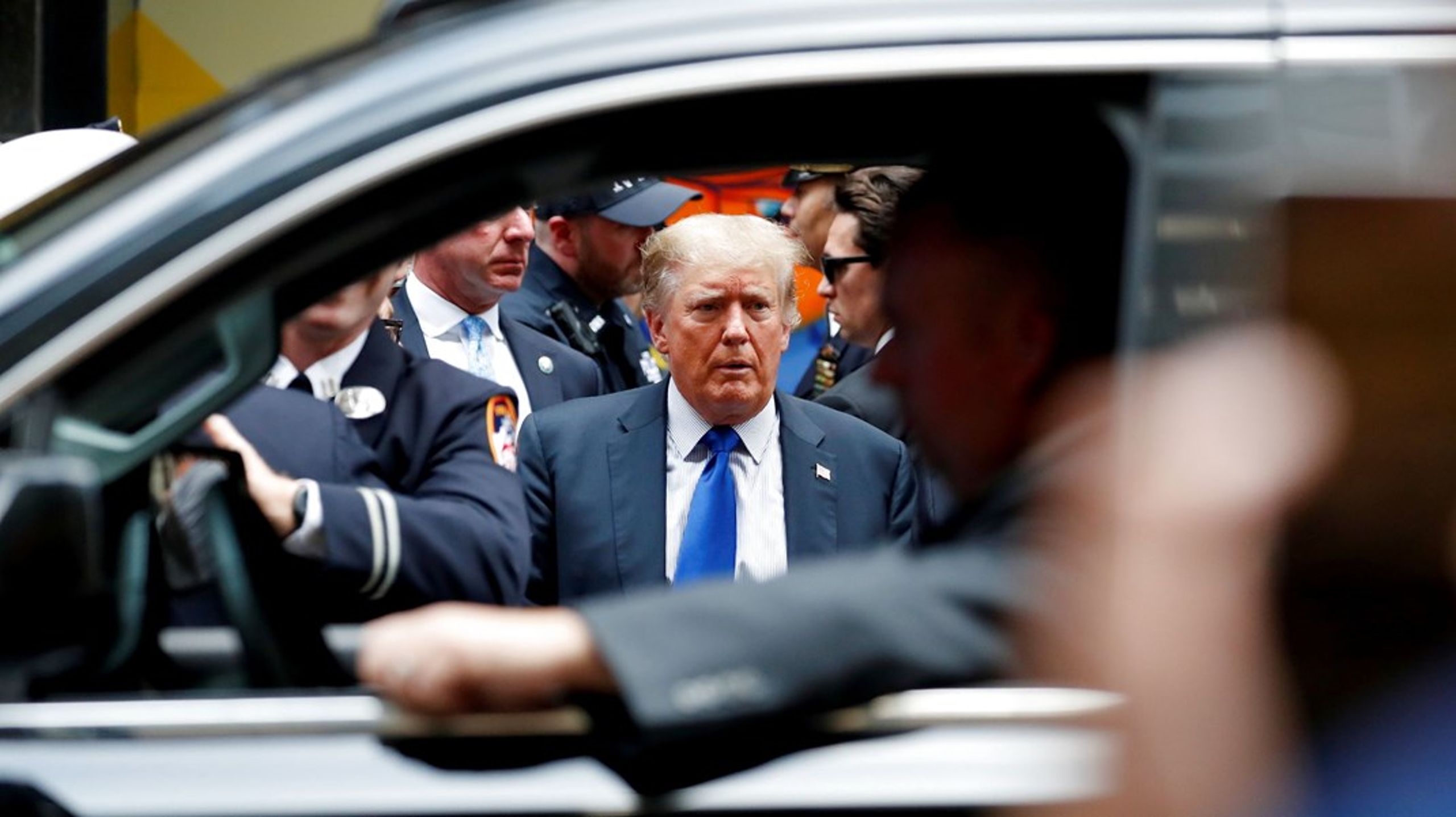 Donald Trump til 20 års jubilæum&nbsp;for 11. september i New York.