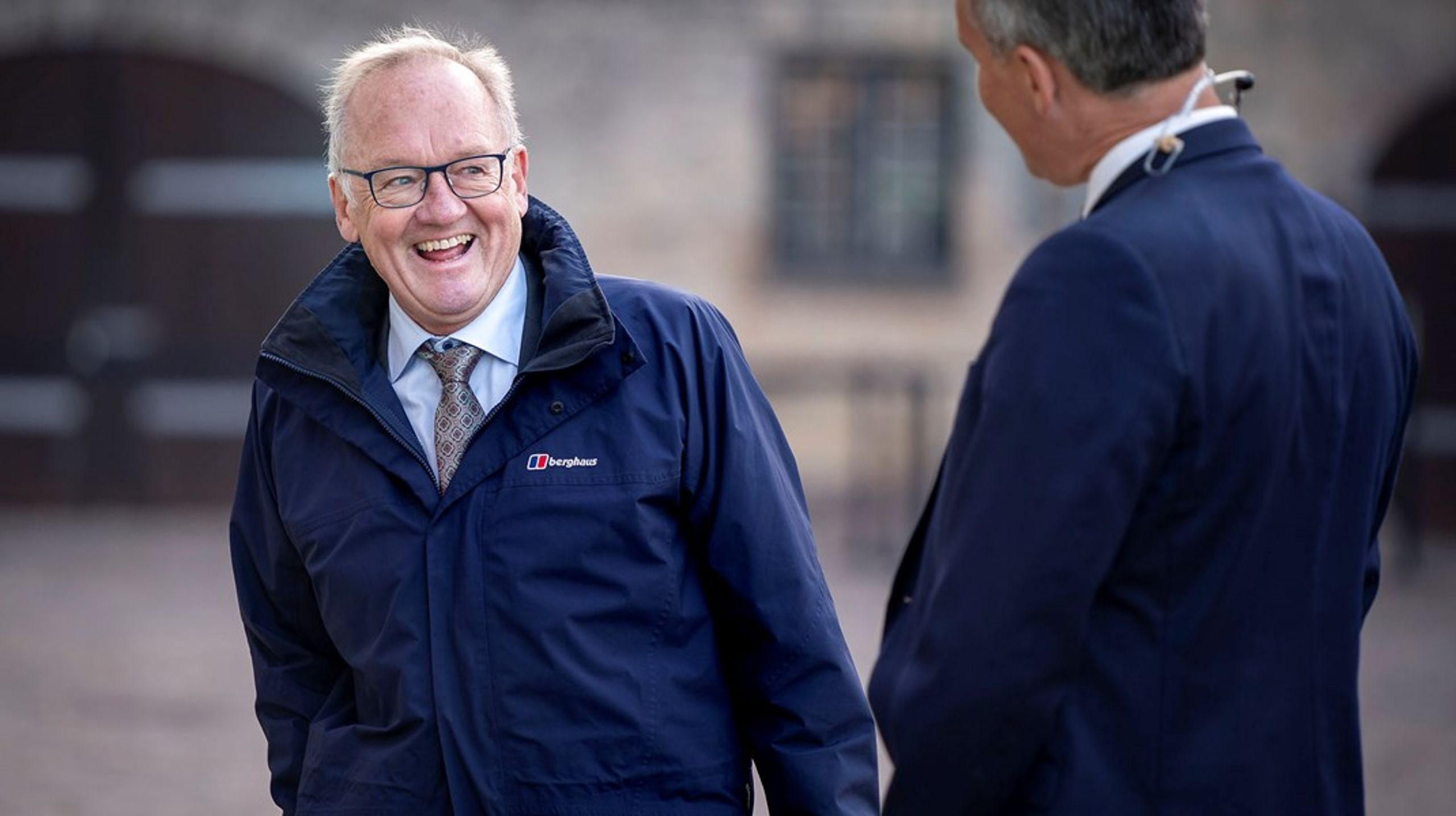 Uffe Toudal Pedersen ankommer til afhøring i rigsretssagen mod Inger Støjberg