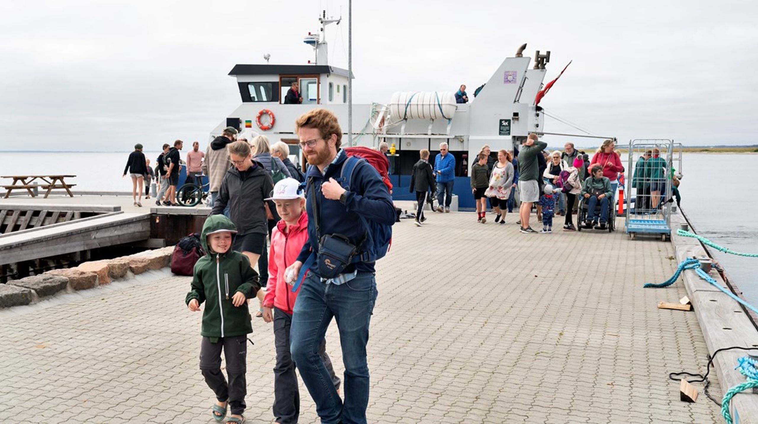 På de små øer er en forholdsvis stor del af det samlede
antal boliger placeret i risikozonen for oversvømmelse, skriver Dorthe Winther.