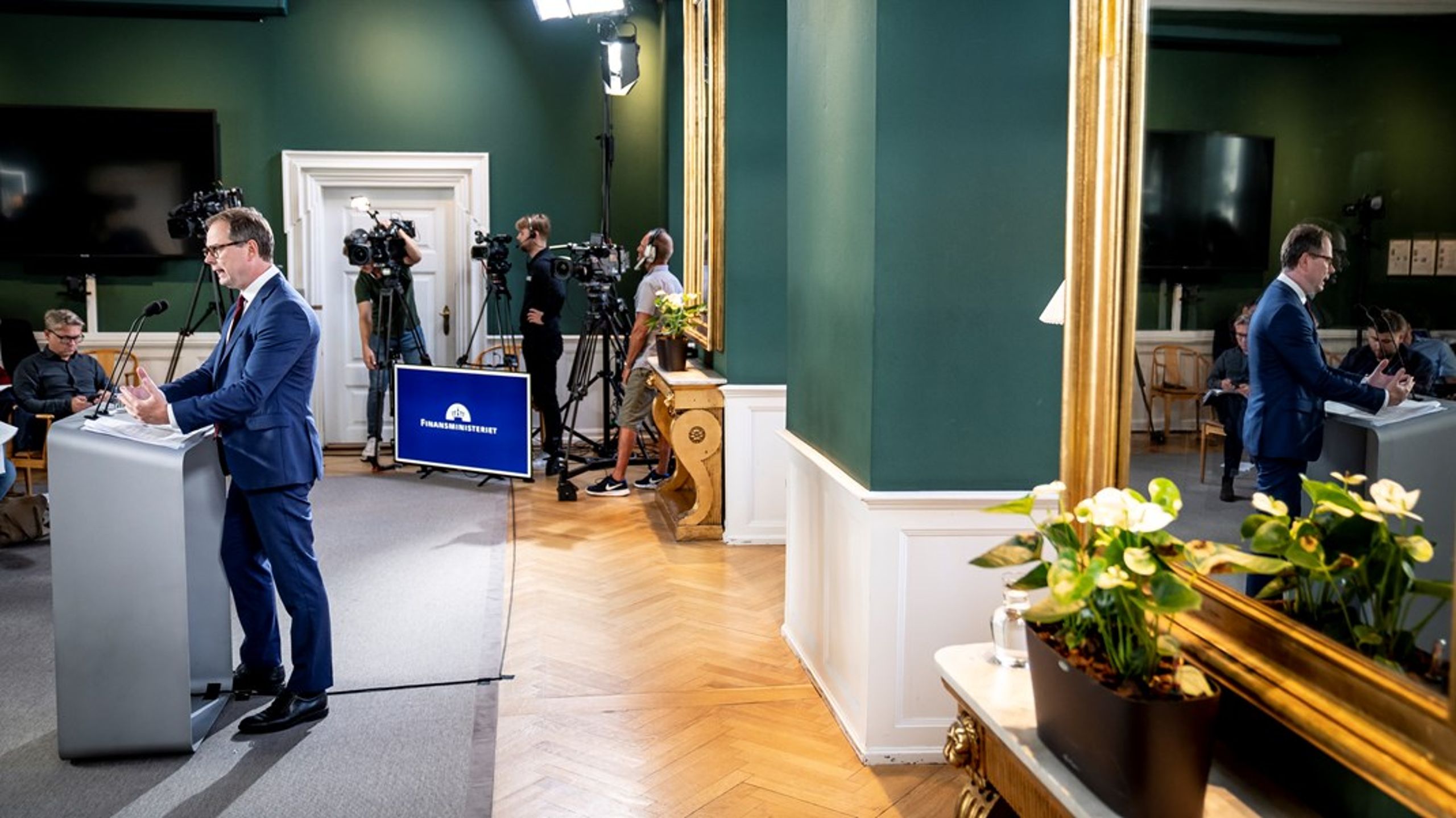 Finansminister Nicolai Wammen (S) til præsentation af finanslovsforslaget. Han forhandler nu finanslov med sine støttepartier.