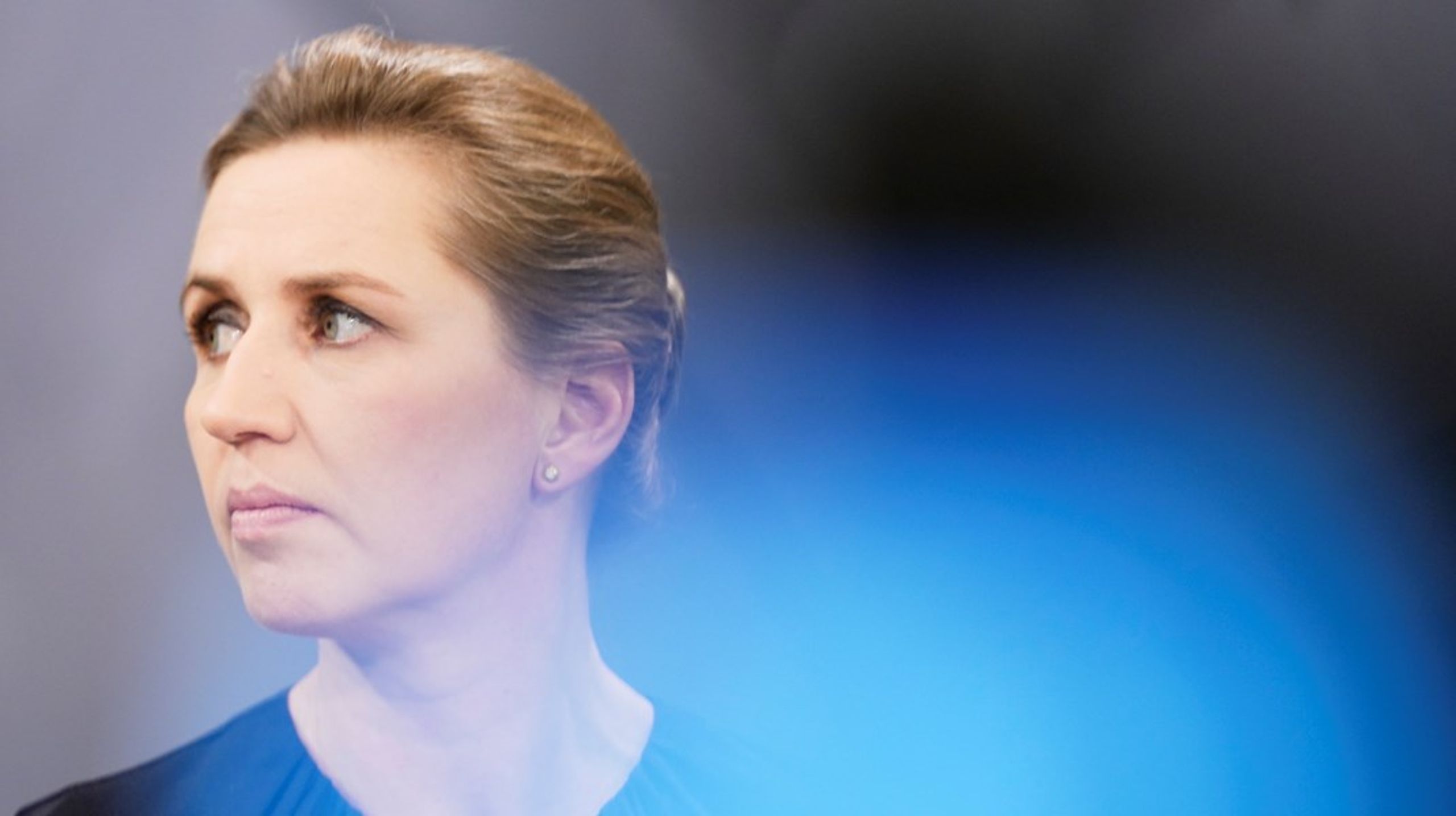 "Det er faktisk ikke et udtryk for, at jeg er forskrækket over døden, eller over at nogen siger, at på et tidspunkt skal man også have lov til bare at dø fredeligt. Det mener jeg også," sagde Mette Frederiksen på pressemødet i Statsministeriet.