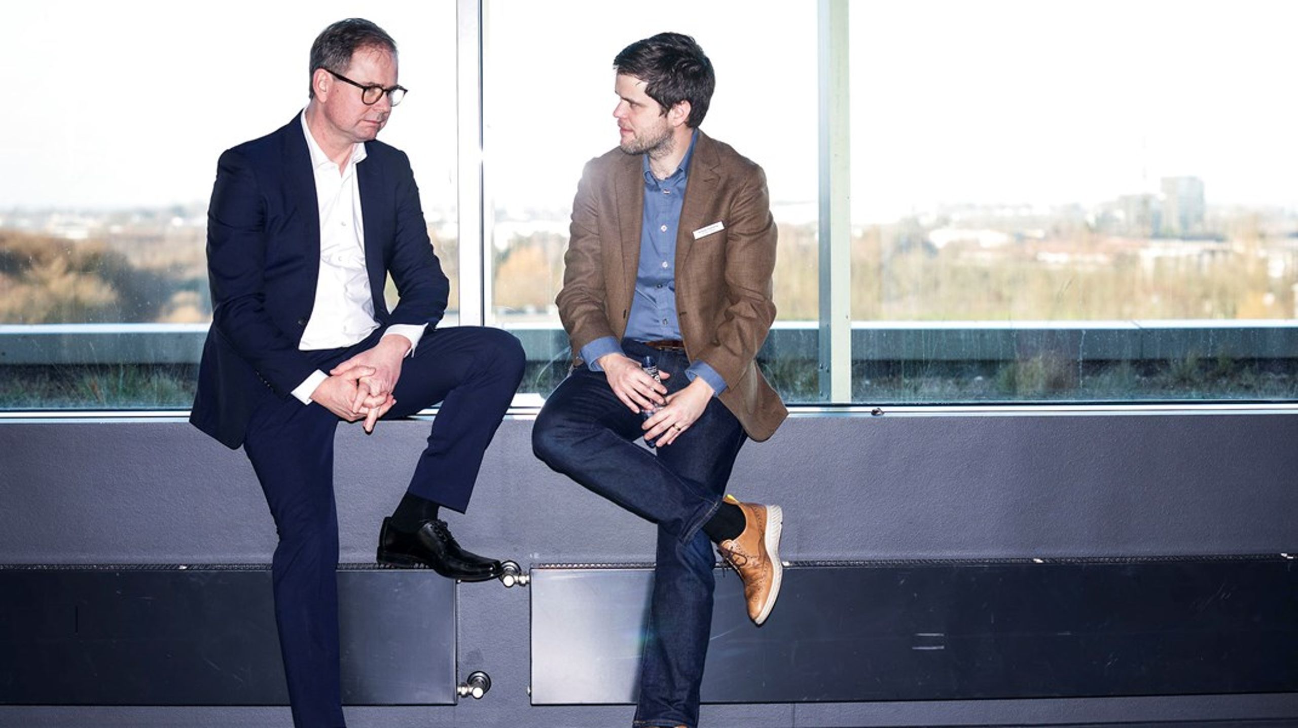 Radikale politiske ordfører Andreas Steenberg (<i>th.</i>)bebuder&nbsp;på nye forslag til, hvordan øget arbejdsudbud kan være med til at skabe større økonomisk råderum, når den finanspolitiske planlægningshorisont snart må rykkes frem til 2030.