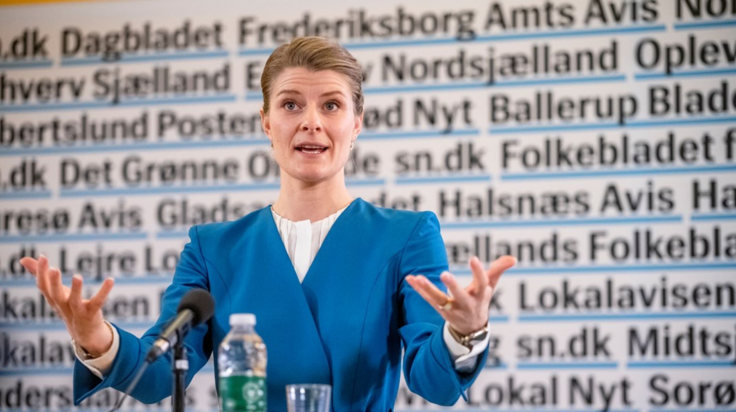 "Der er sket en rivende udvikling i vores pengestrømme og tidsforbrug, som gør, at vi må slå nogle hegnspæle ned. Hvis vi vil have dansk film og lokale og regionale medier i fremtiden, er vi nødt til at gøre noget politisk," siger kulturminister Ane Halsboe-Jørgensen (S).&nbsp;