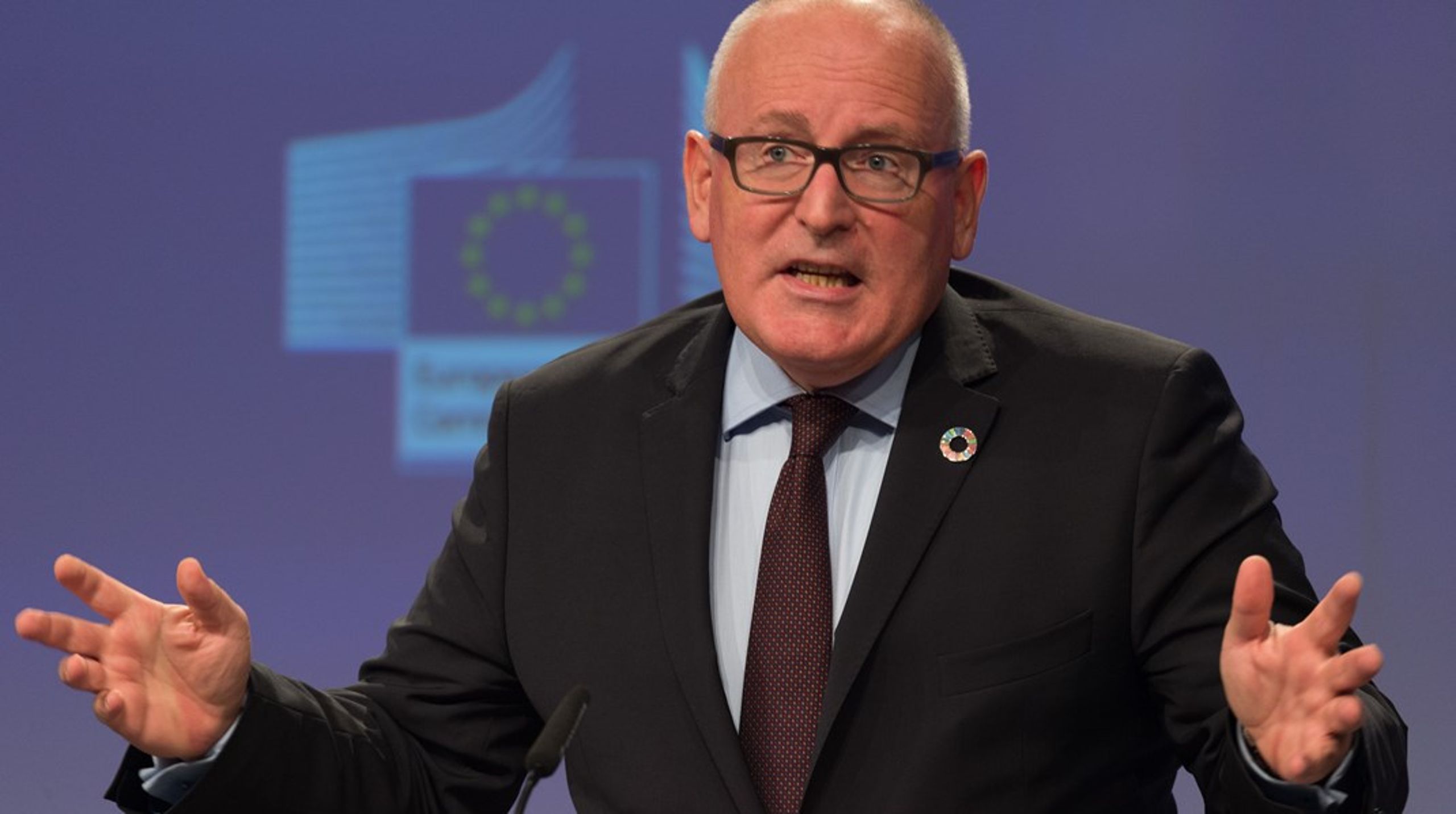"Dagens forslag vil sikre, at kun de mest bæredygtige produkter sælges i Europa," lyder det fra&nbsp;vicepræsident for EU’s Green Deal Frans Timmermans