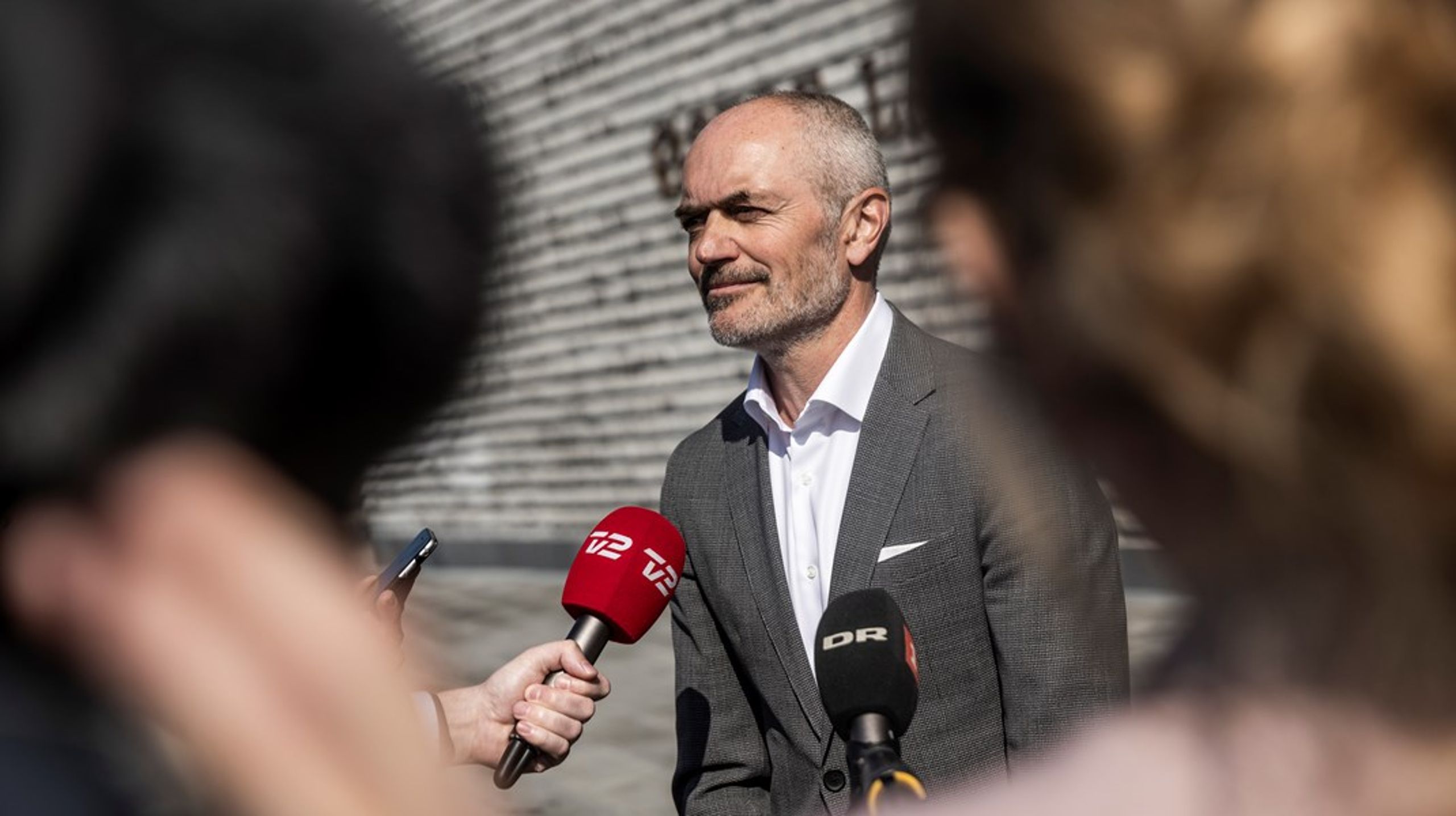 Ledende partner i Bech-Bruun, Steen Rode, møder pressen efter domsafsigelsen i Østre Landsret. Bech-Bruun frifindes for ansvar.&nbsp;