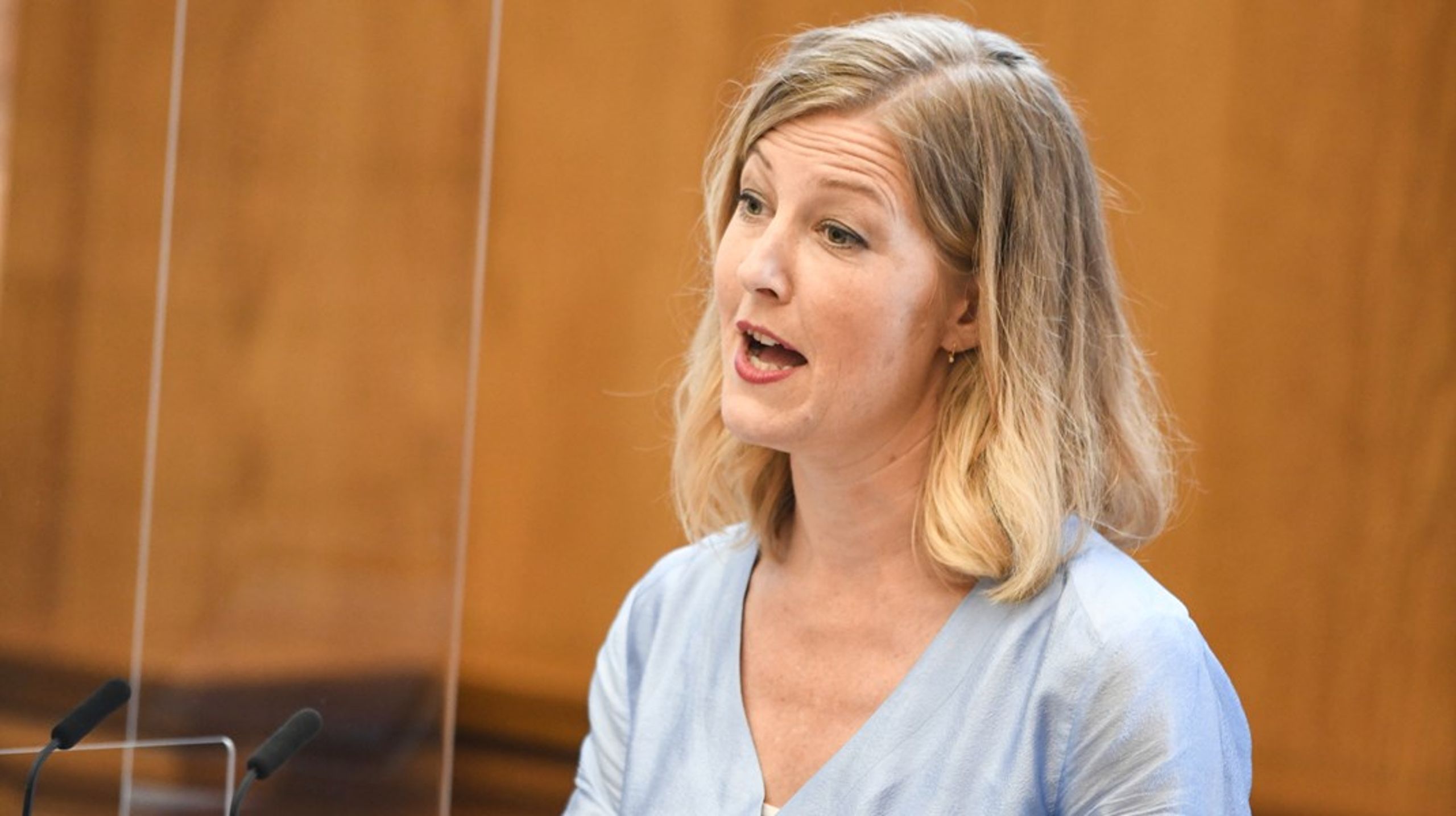 Den radikale leder Sofie Carsten Nielsen strammede den radikale linje over for Rwanda-modellen, men ikke alle radikale er vilde med den udvikling.&nbsp;